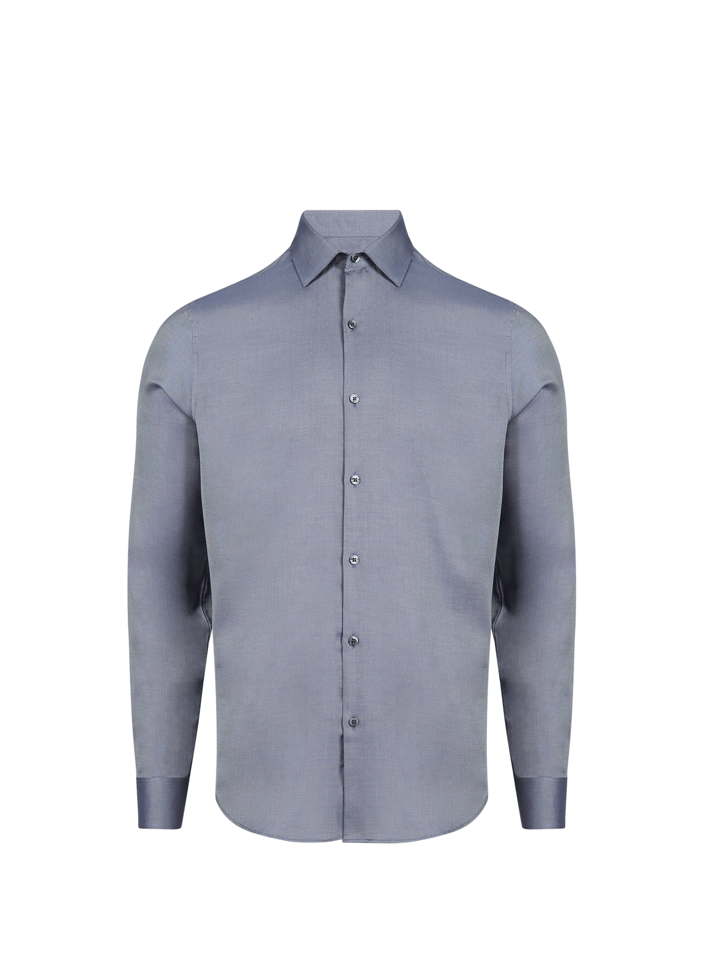 Chemise slim à motif à col classique CALVIN KLEIN Bleu