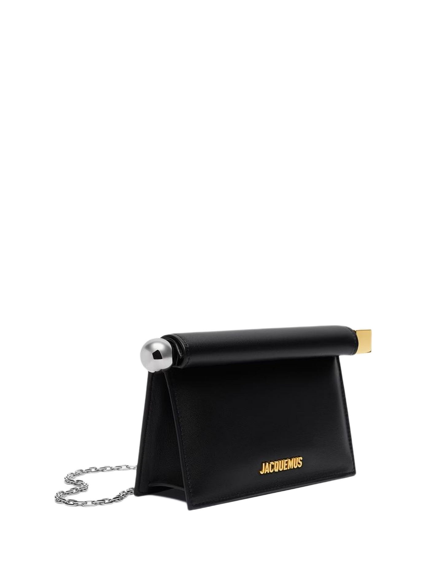 La pequeña bolsa redonda cuadrada JACQUEMUS Negro