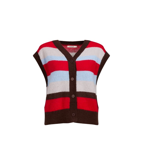 Gilet FADWA oversize en laine mélangée Gilet FADWA oversize en laine mélangée