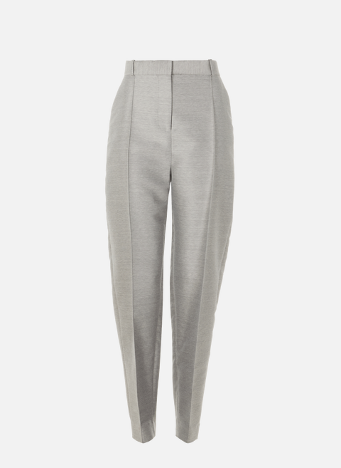 Pantalon en coton et laine GreyTOTEME 