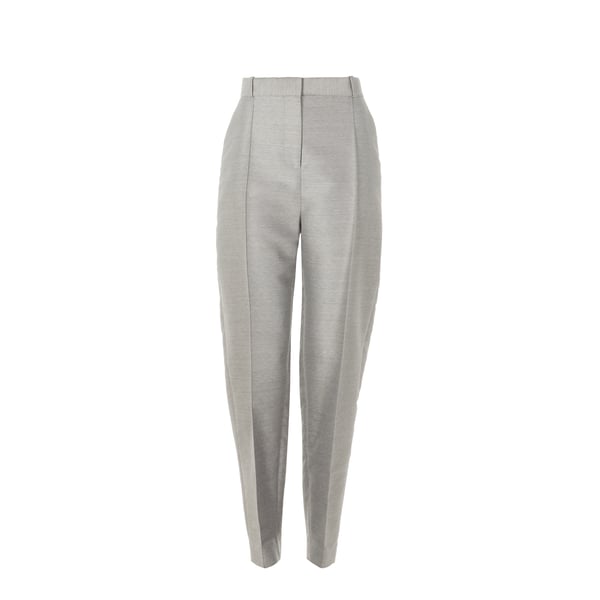 Pantalon en coton et laine
