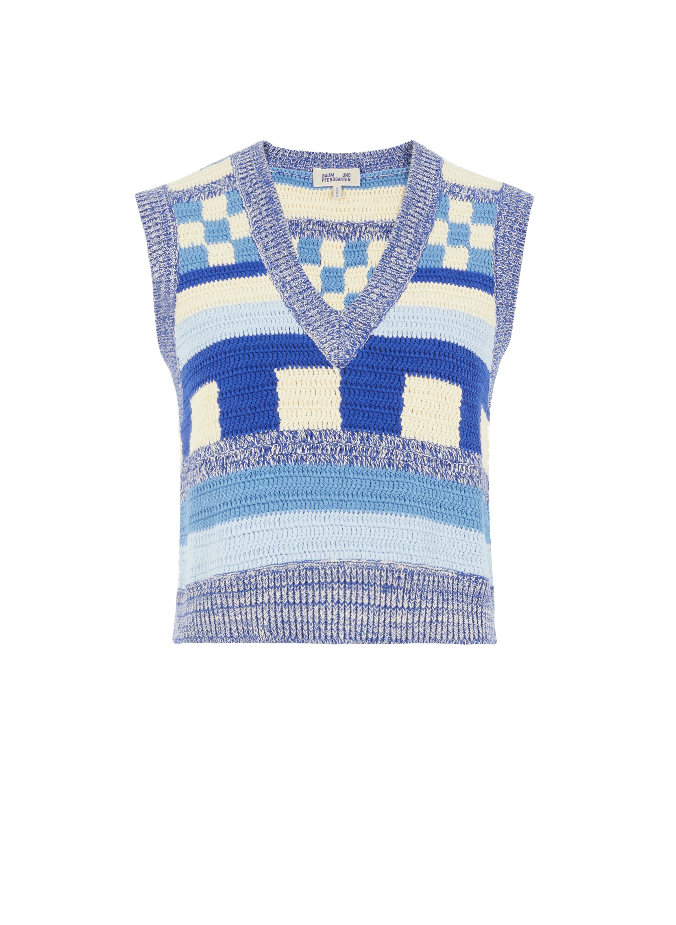 Pull sans manches en coton organique