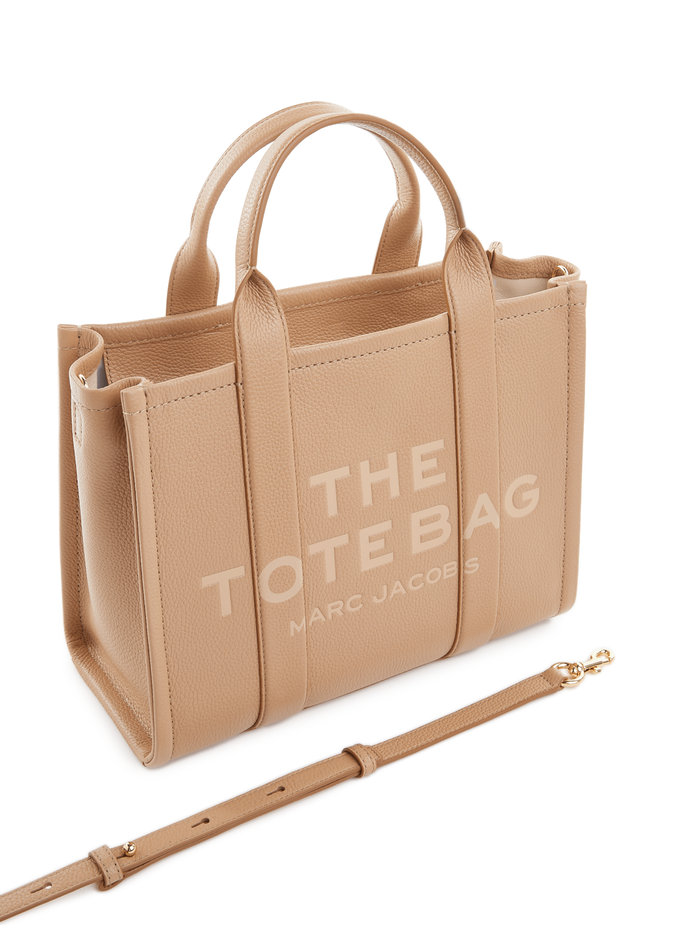 Sac à main en cuir MARC JACOBS Marron