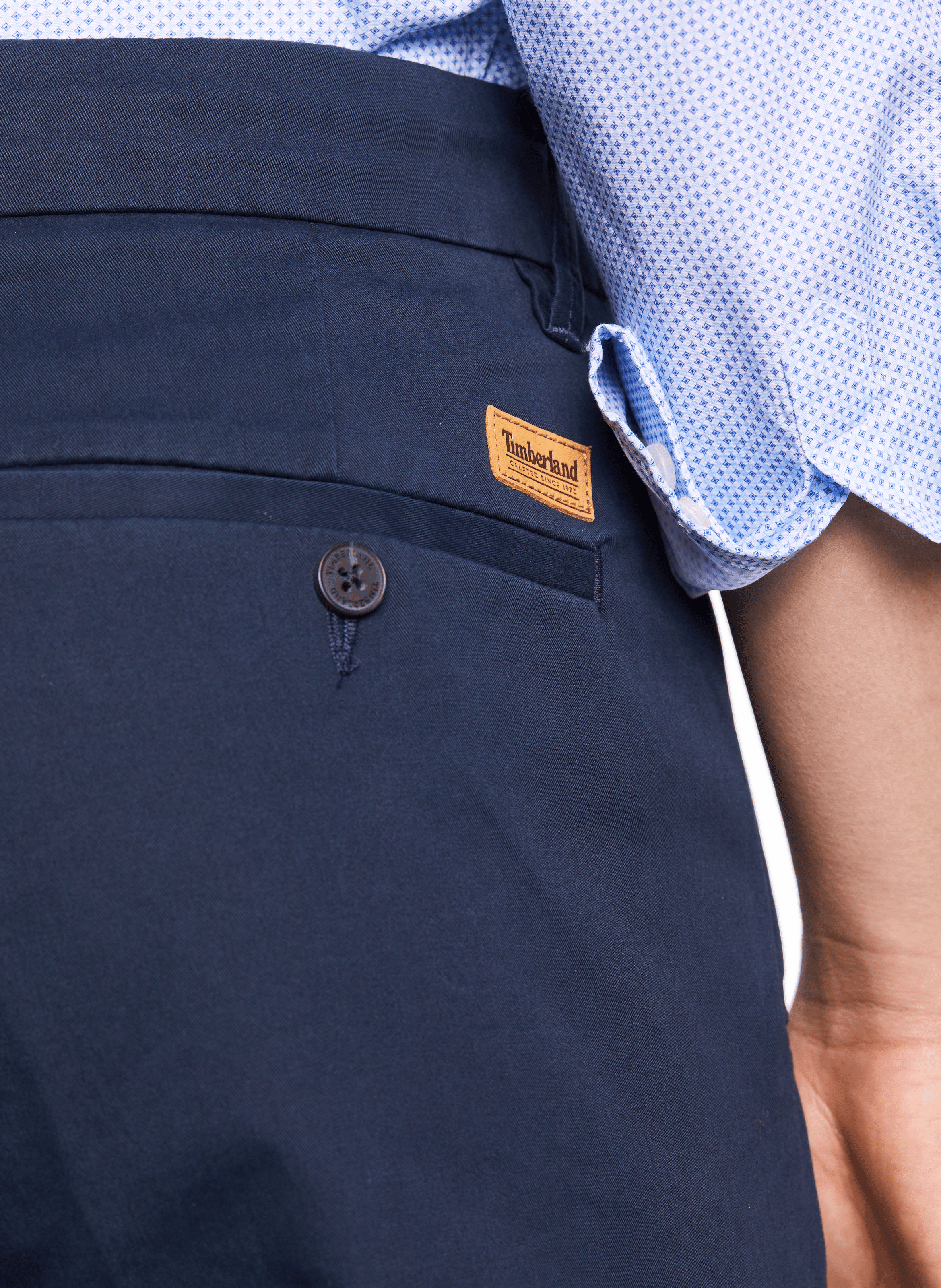 Cotton Trousers TIMBERLAND Blue