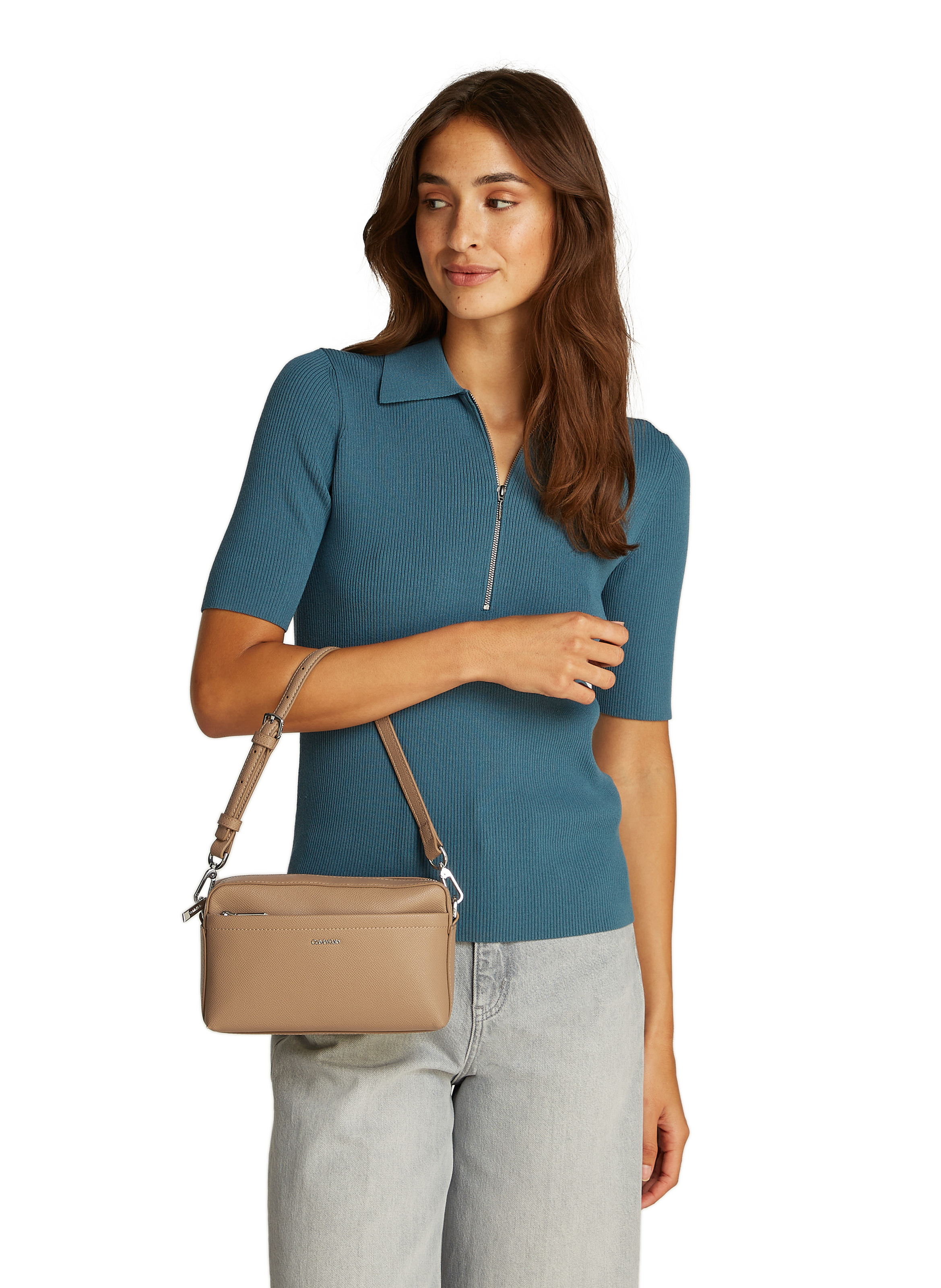 Sac à bandoulière CALVIN KLEIN Beige