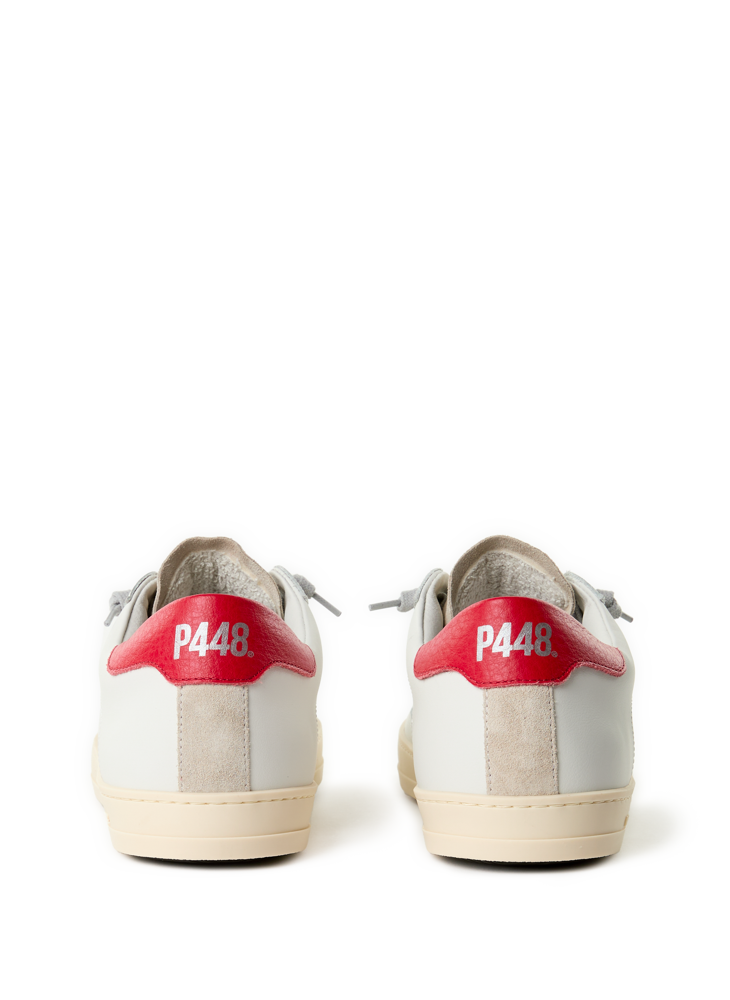 John leather sneakers P448 White