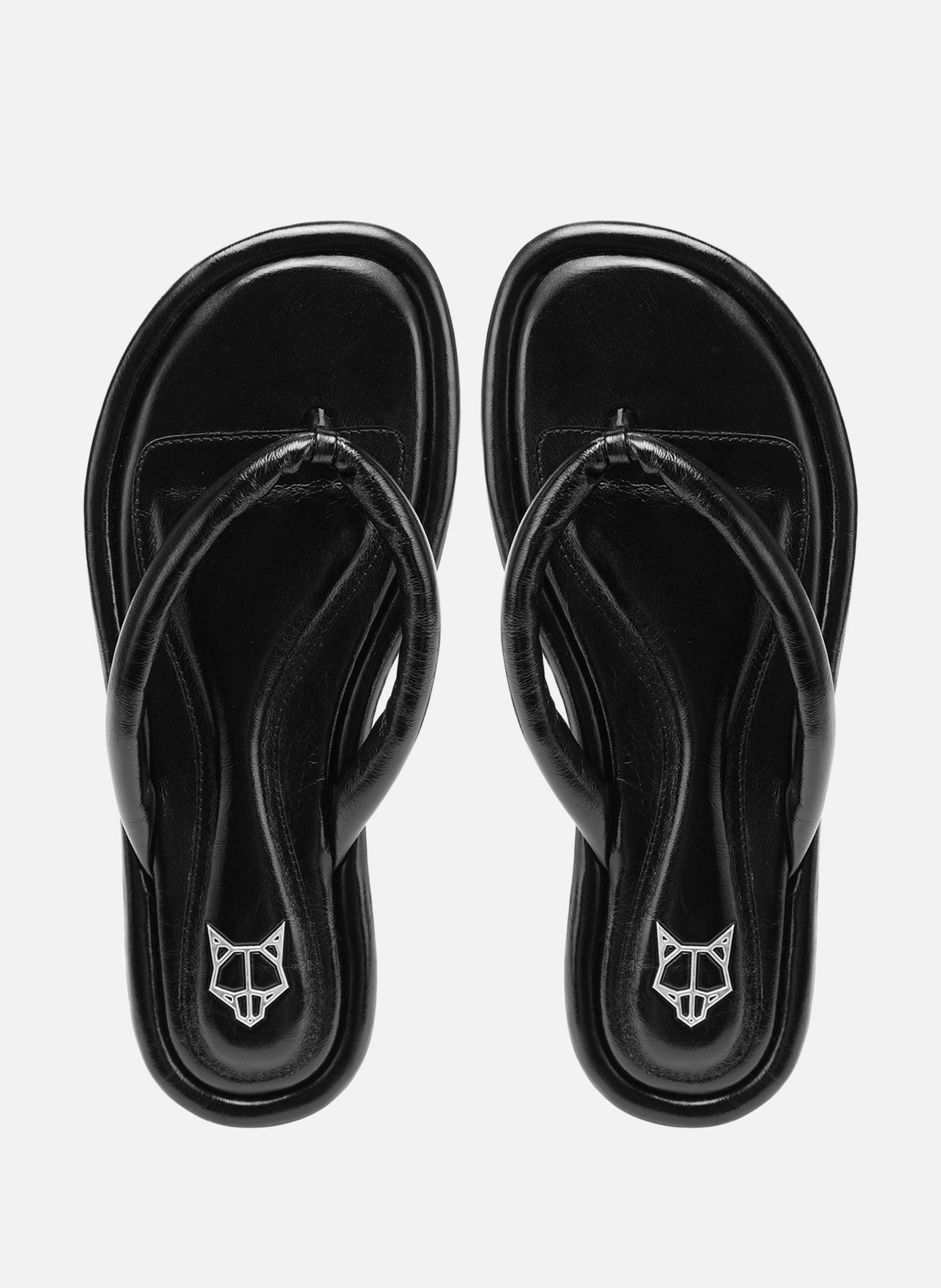 Tongs grenada NAKED WOLFE Noir