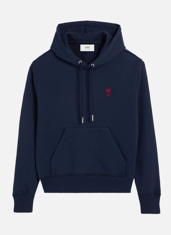 Hoodie ami de coeur rouge unisexe Bleu by AMI PARIS AMI PARIS Hoodie ami de coeur rouge unisexe Bleu