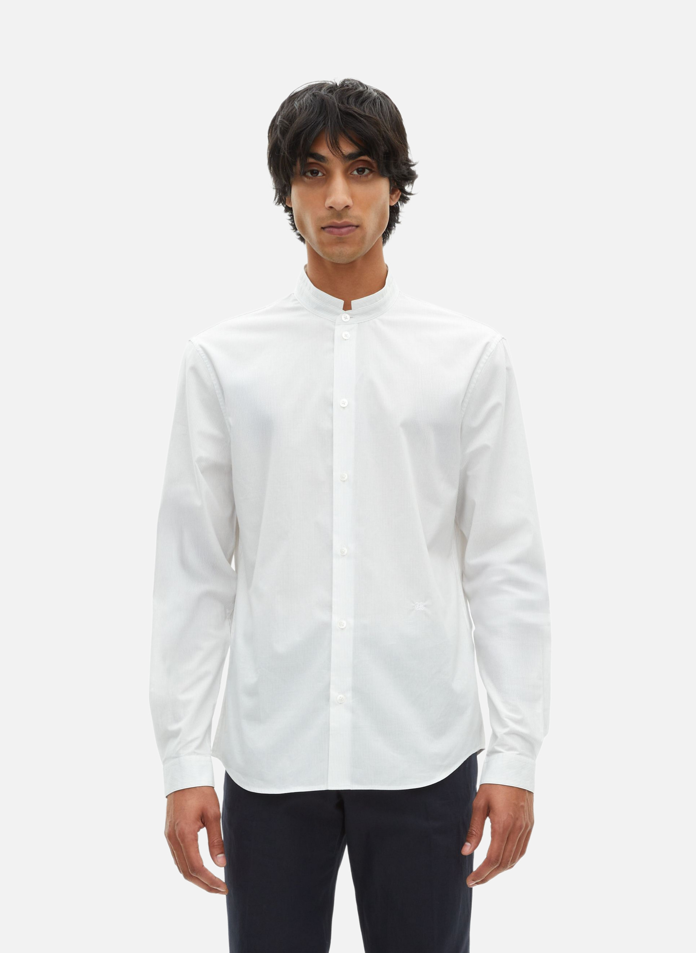 Chemise formelle col officier THE KOOPLES Blanc