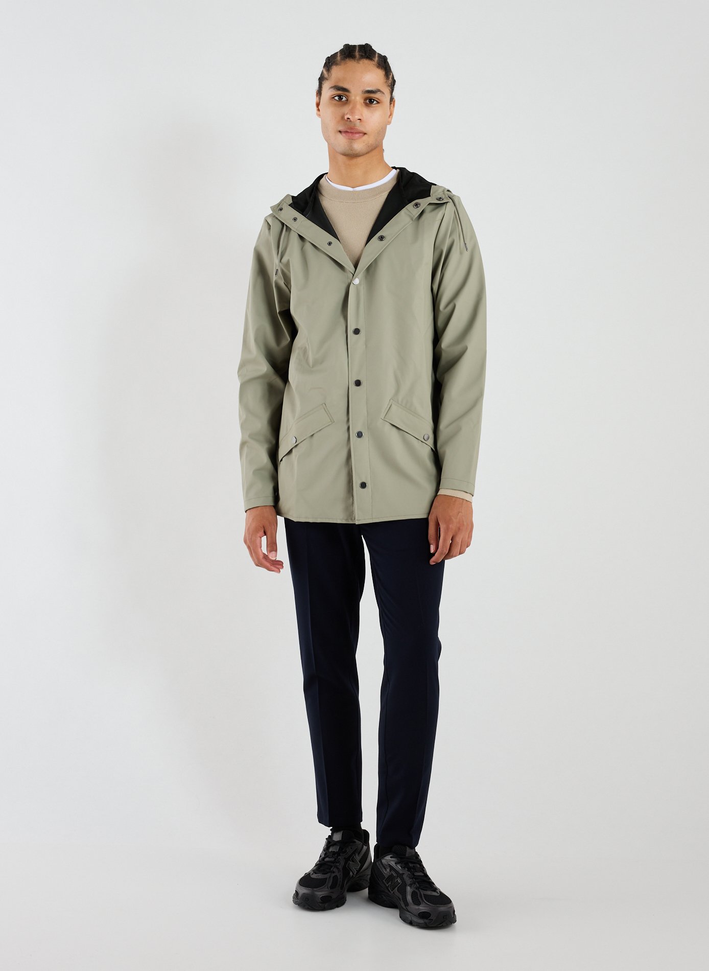 Imperméable à capuche RAINS Vert