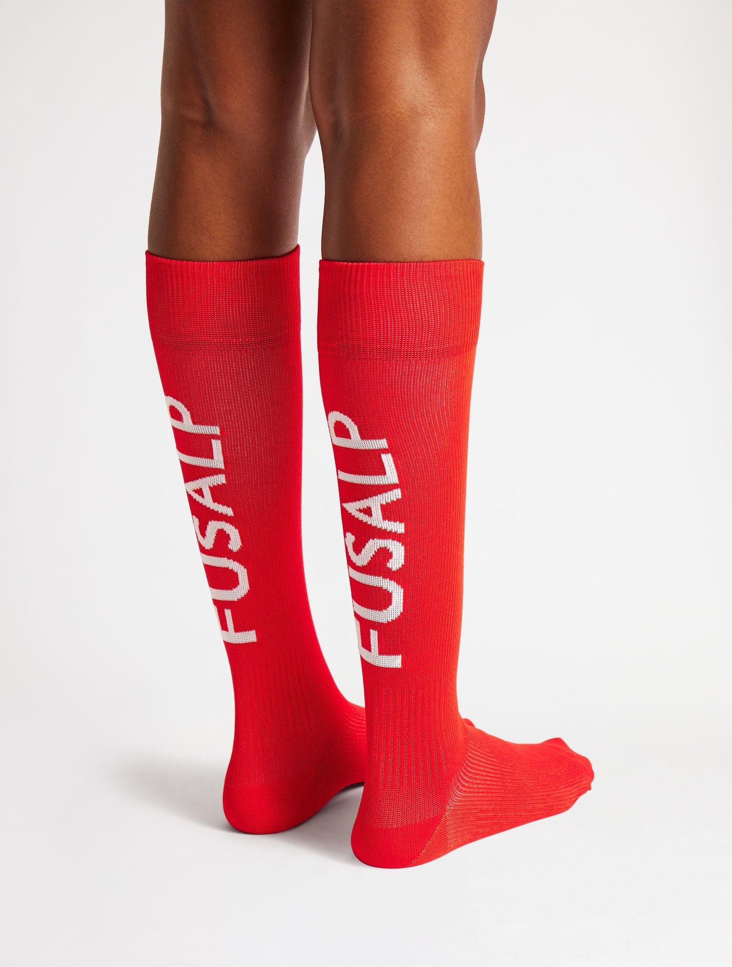 Chaussettes de ski sock pop coupe regular FUSALP Rouge