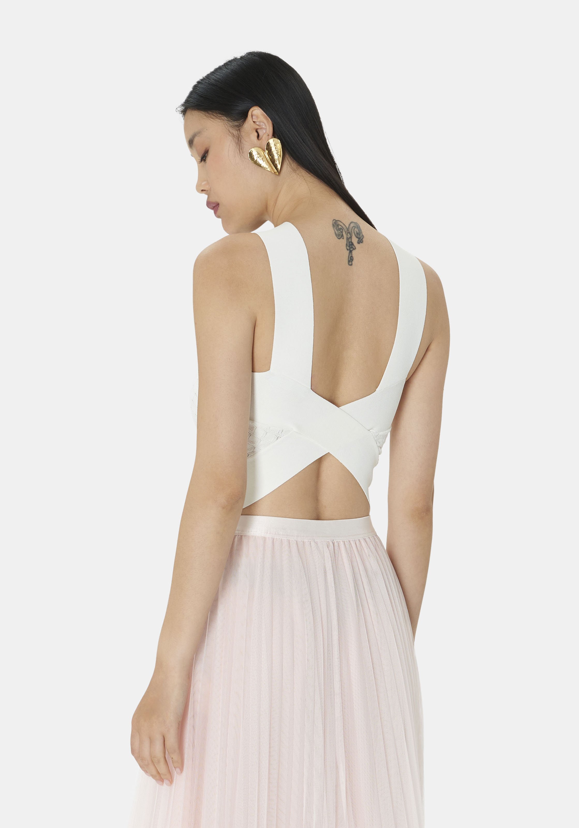 Pull prana TARA JARMON Blanc