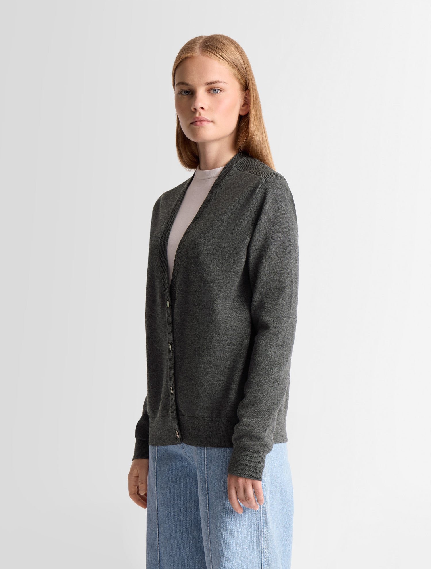 Gilet leovra col blazer coupe regular FUSALP Gris