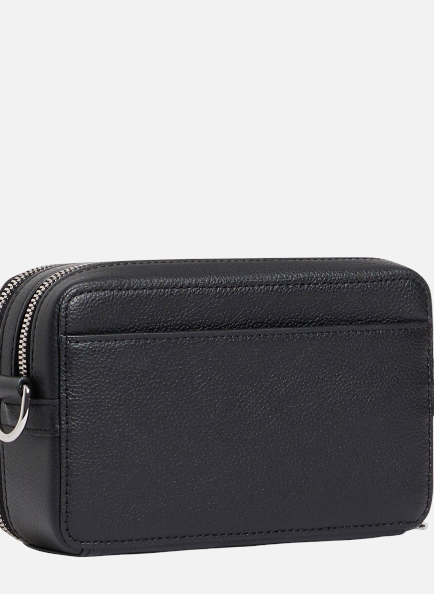 Petite sacoche 2 compartiments emile en cuir grainé LE TANNEUR Noir