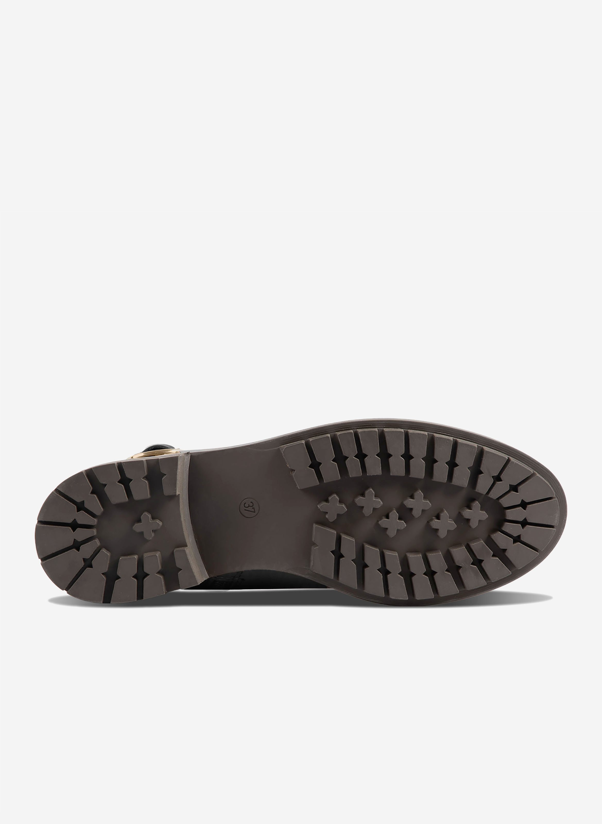 Bottines boucle elia cuir JULES & JENN Marron