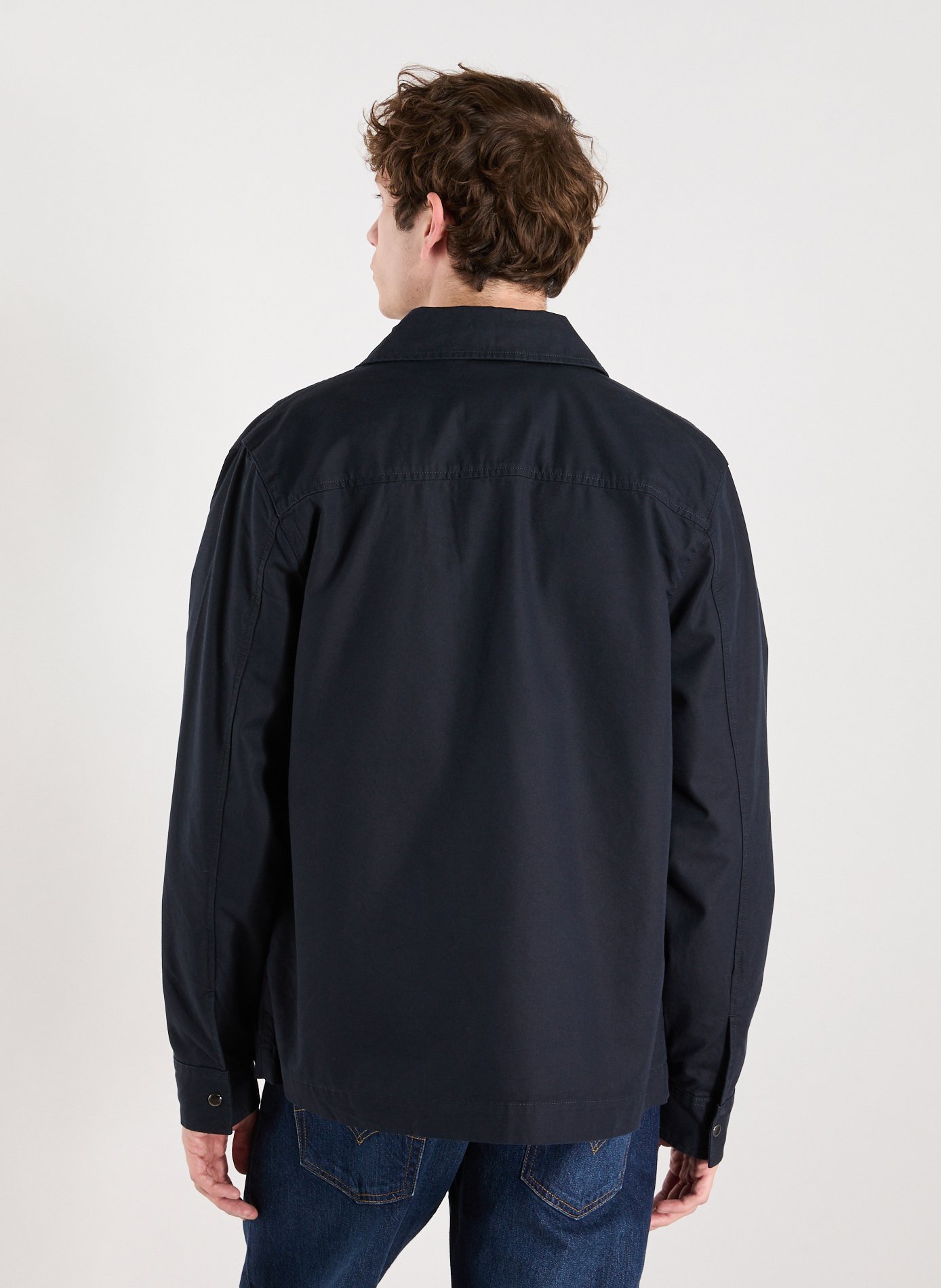 Cotton-blend overshirt LYLE & SCOTT Blue