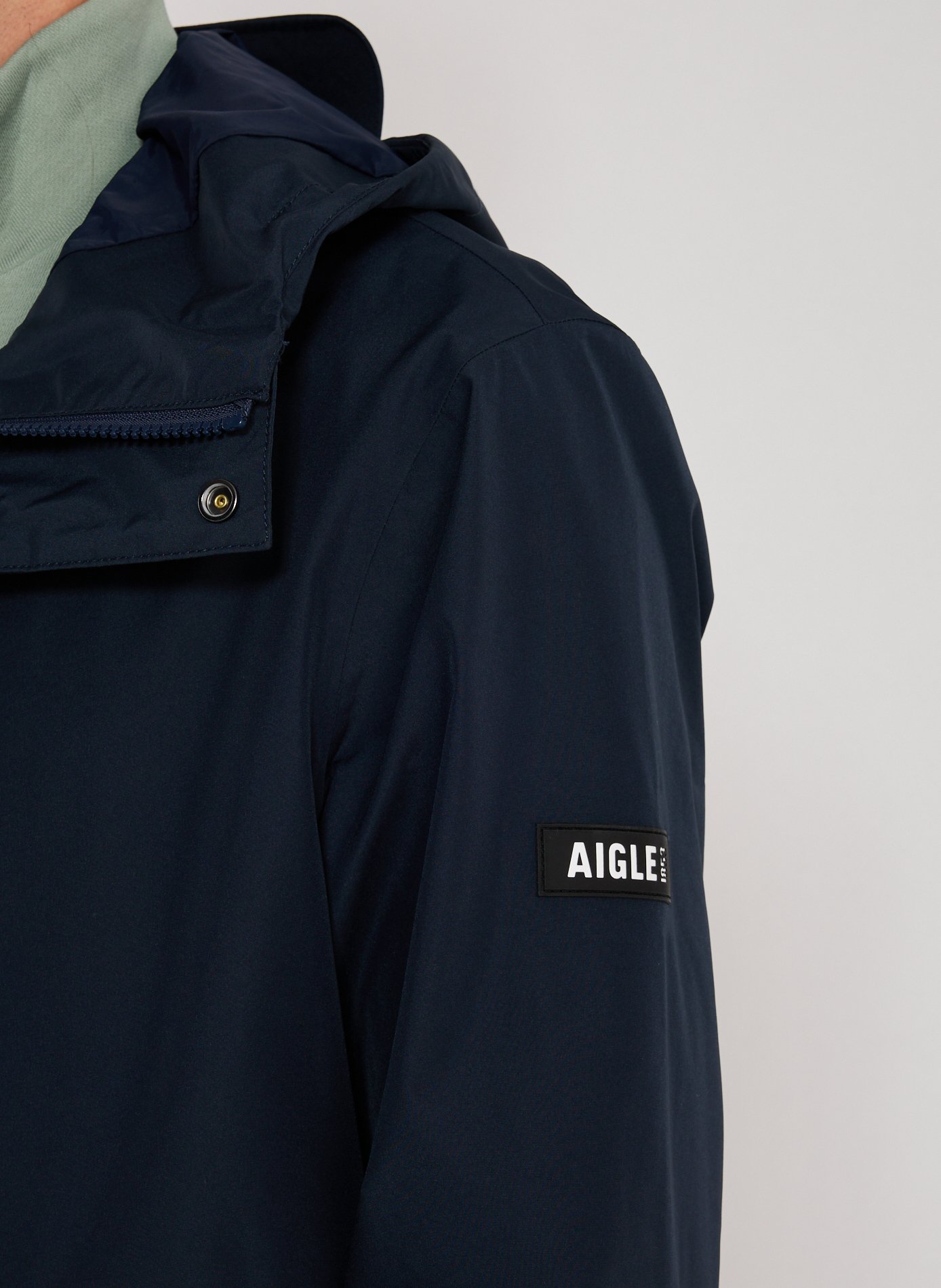 Parka ample à capuche AIGLE Bleu