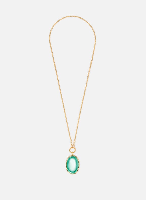 Brass and stone necklace SYLVIA TOLEDANO Brass and stone necklace SYLVIA TOLEDANO