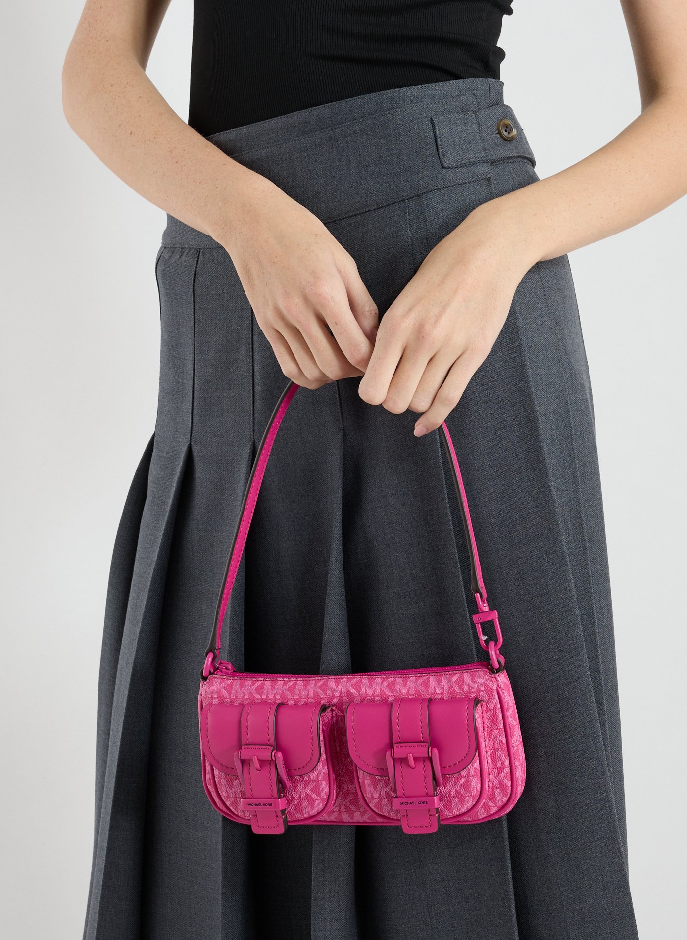 Printed handbag MICHAEL KORS Red