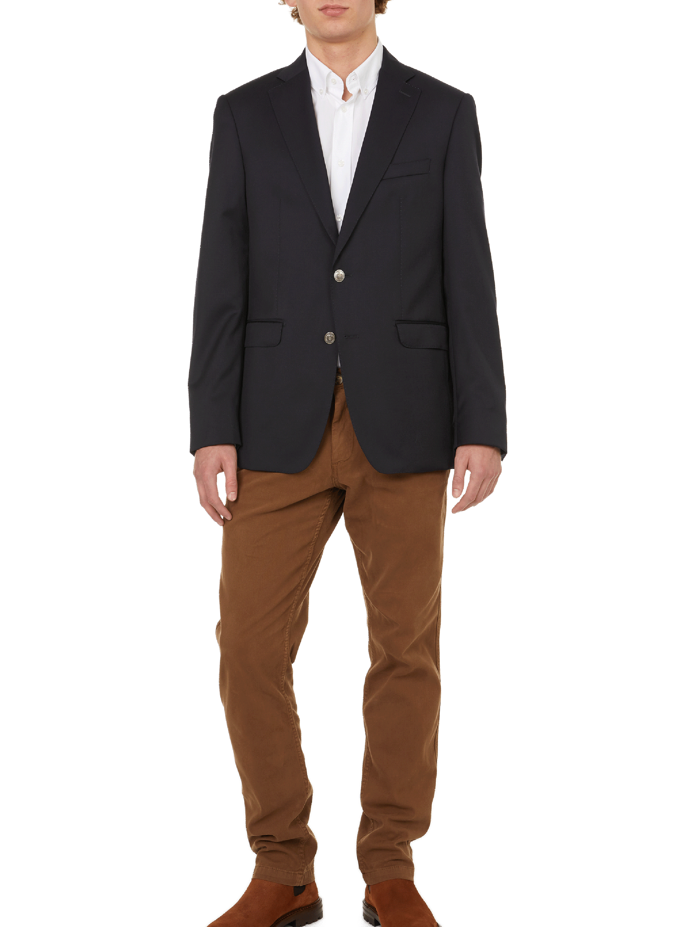 Blazer with stitching details EDEN PARK Blue