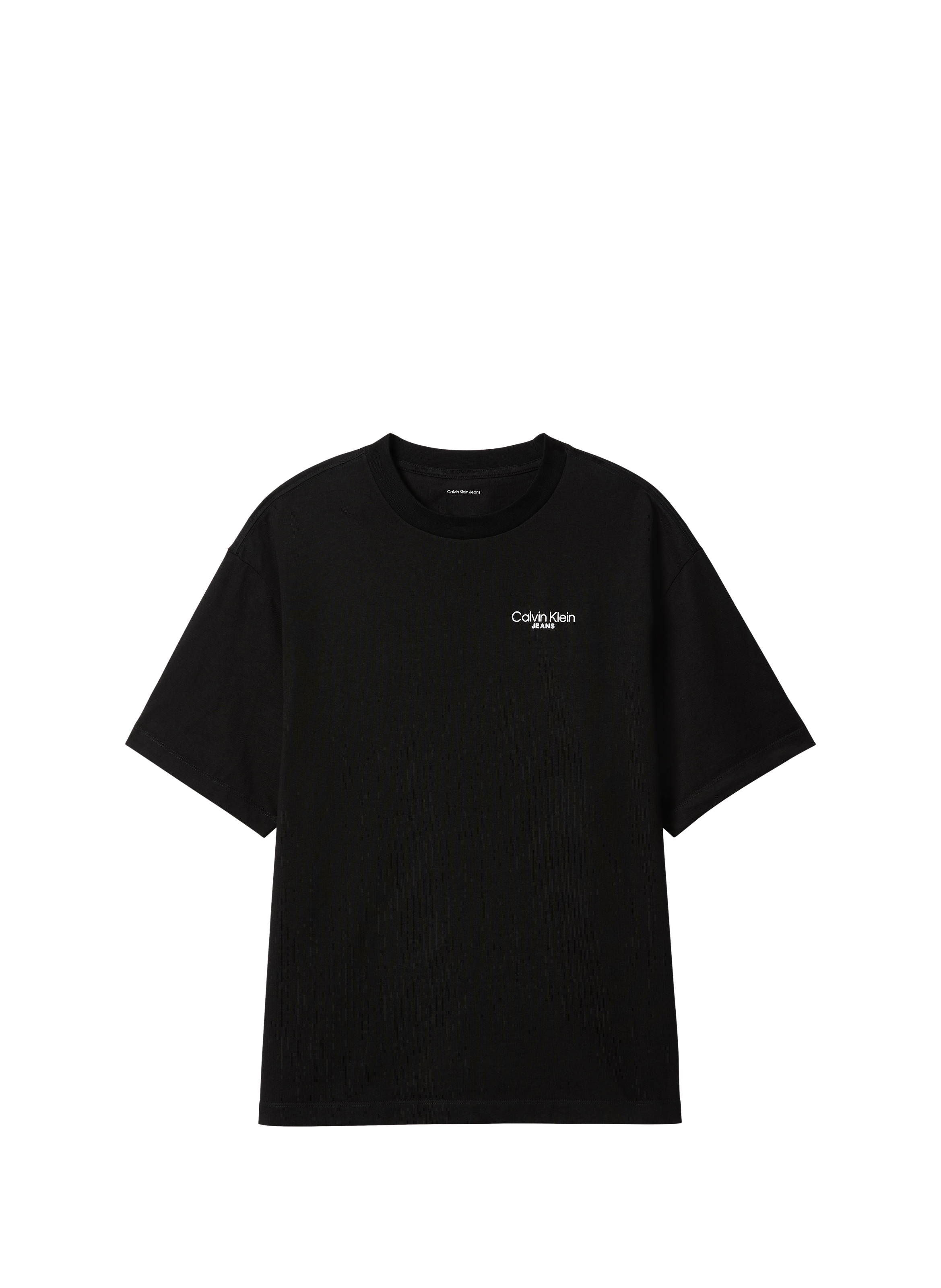 T-shirt imprimé en coton CALVIN KLEIN Noir