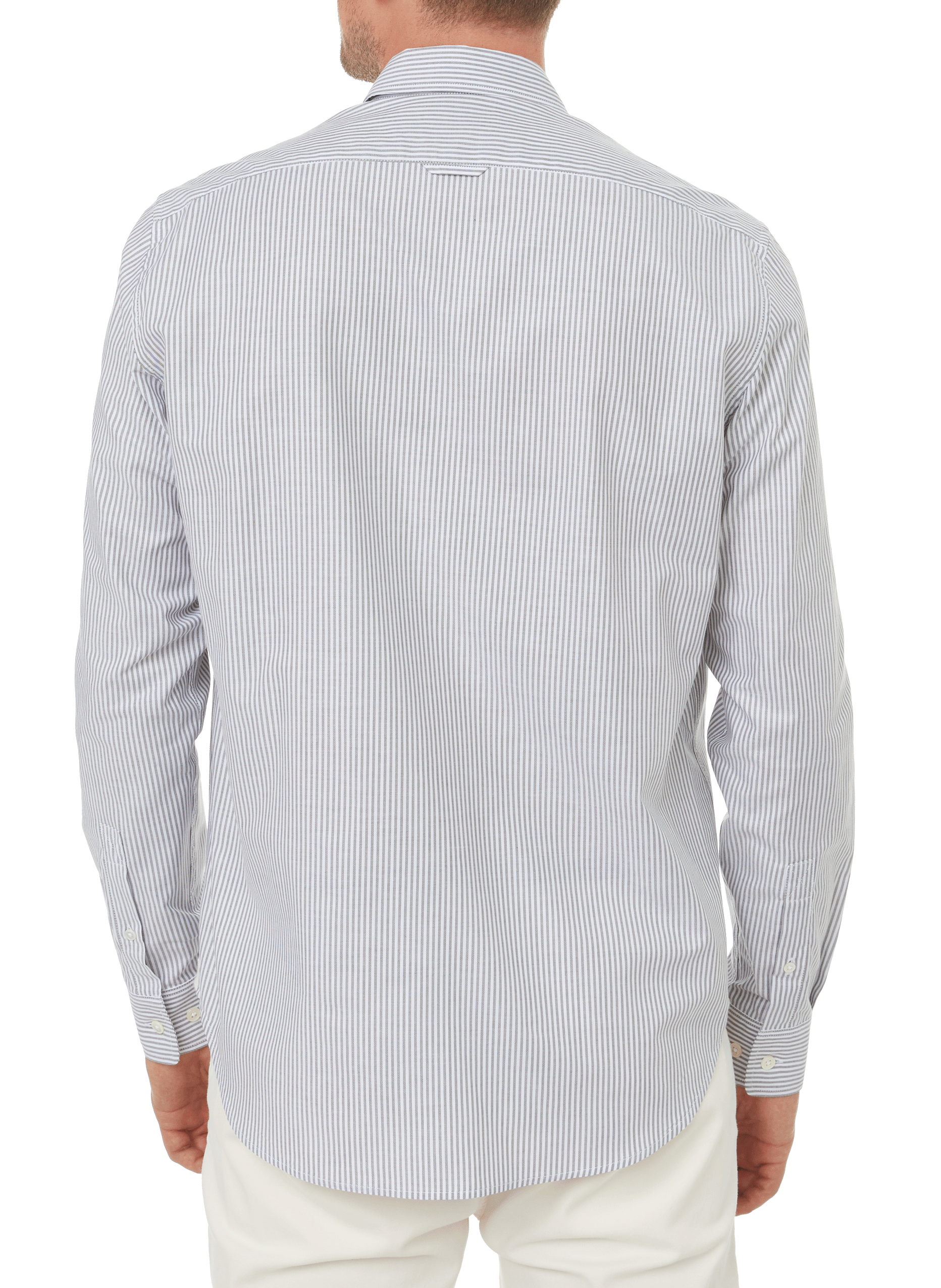 Striped cotton shirt EDITIONS 102 Green