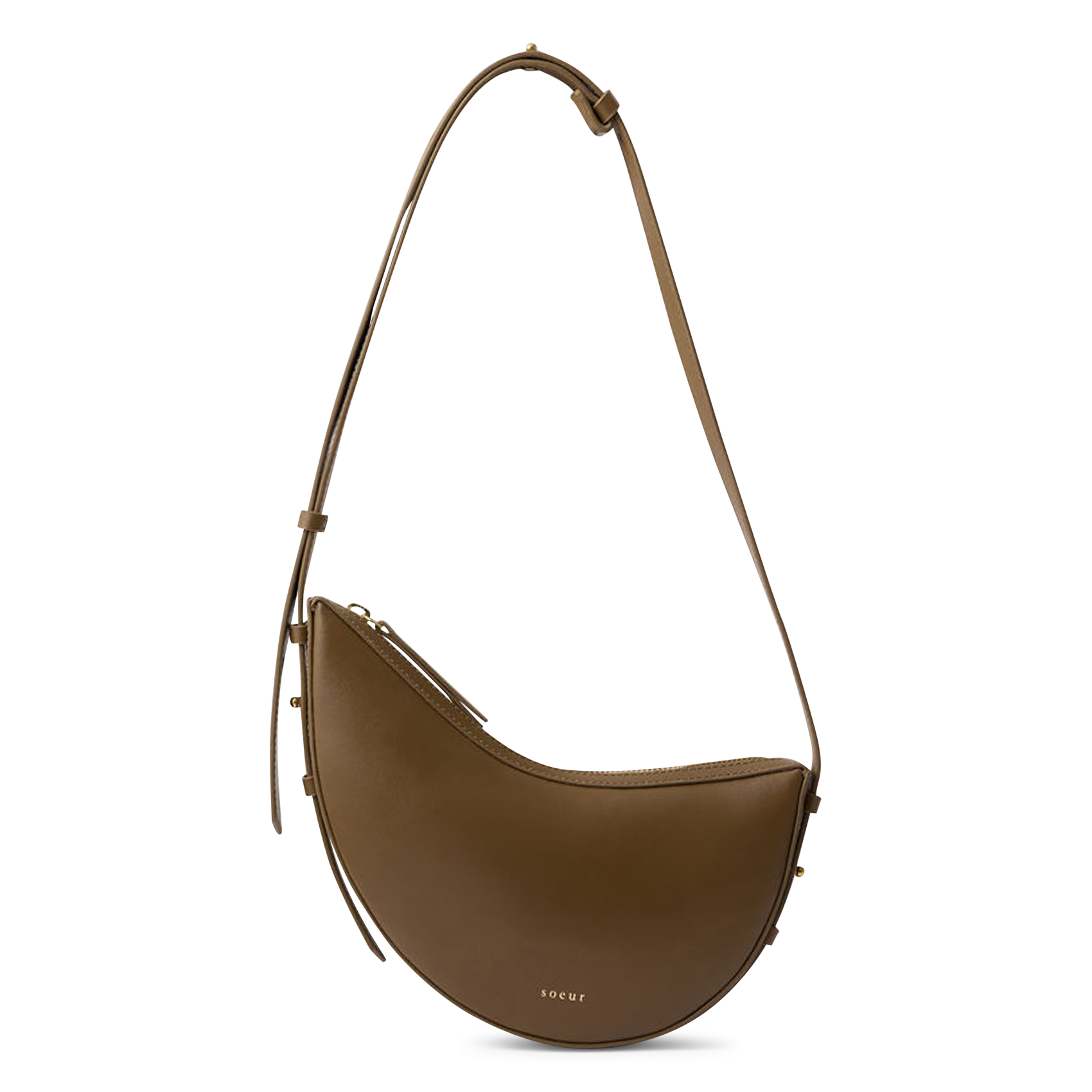 Mini sac à main en cuir wino mini  Bronze