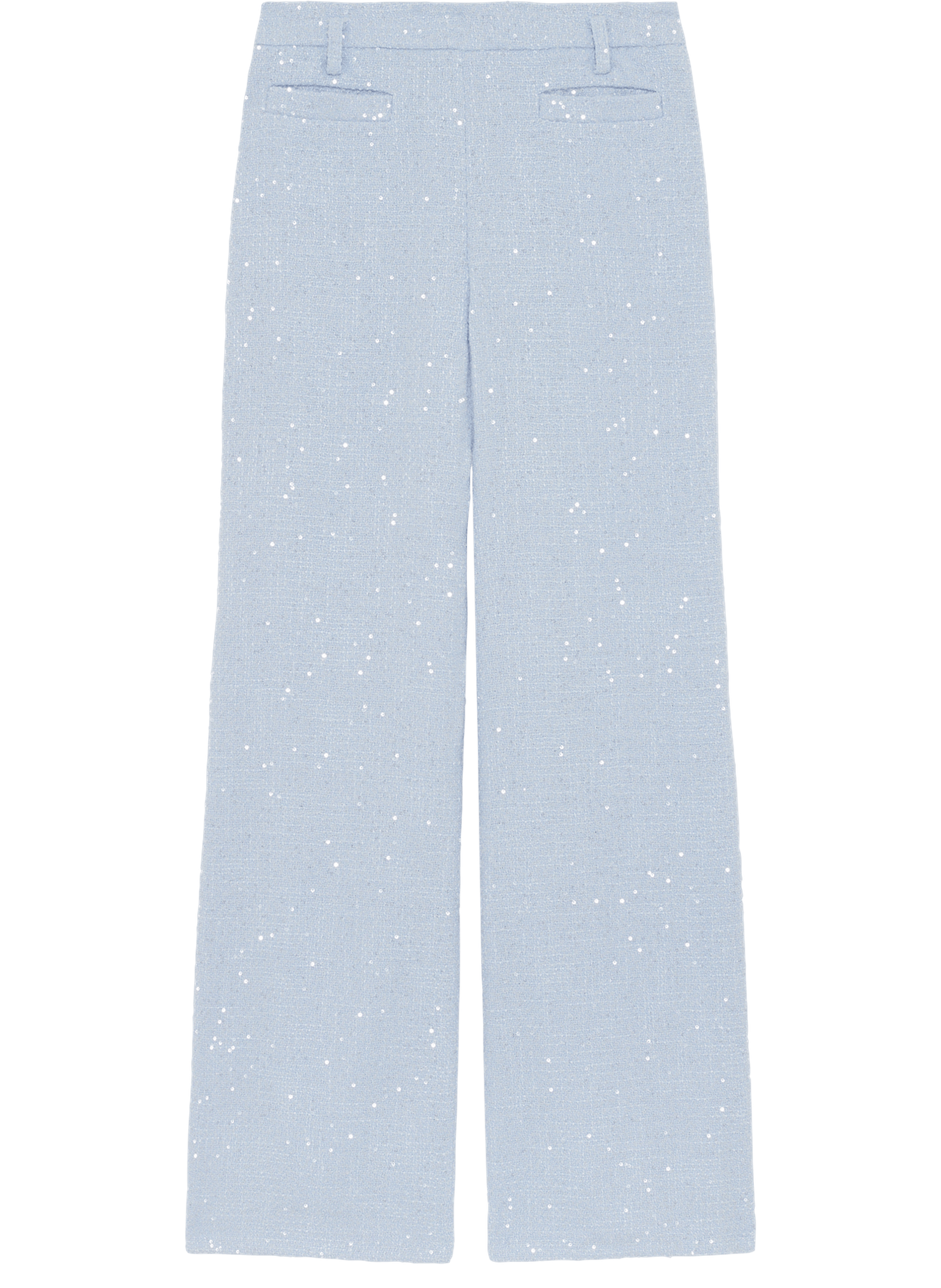 Pantalon large à sequins - bea PABLO Bleu