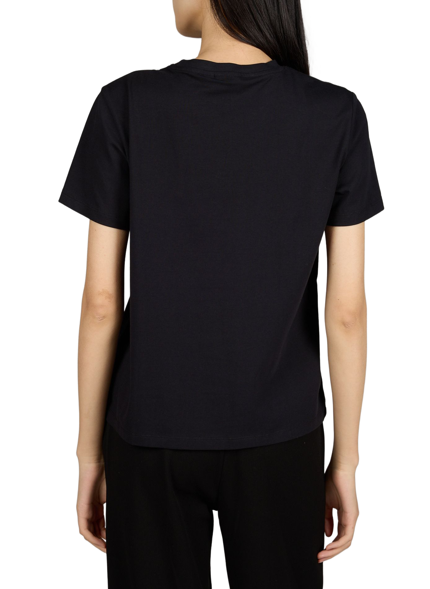 T-shirt Vinora en coton mélangé VILA Noir