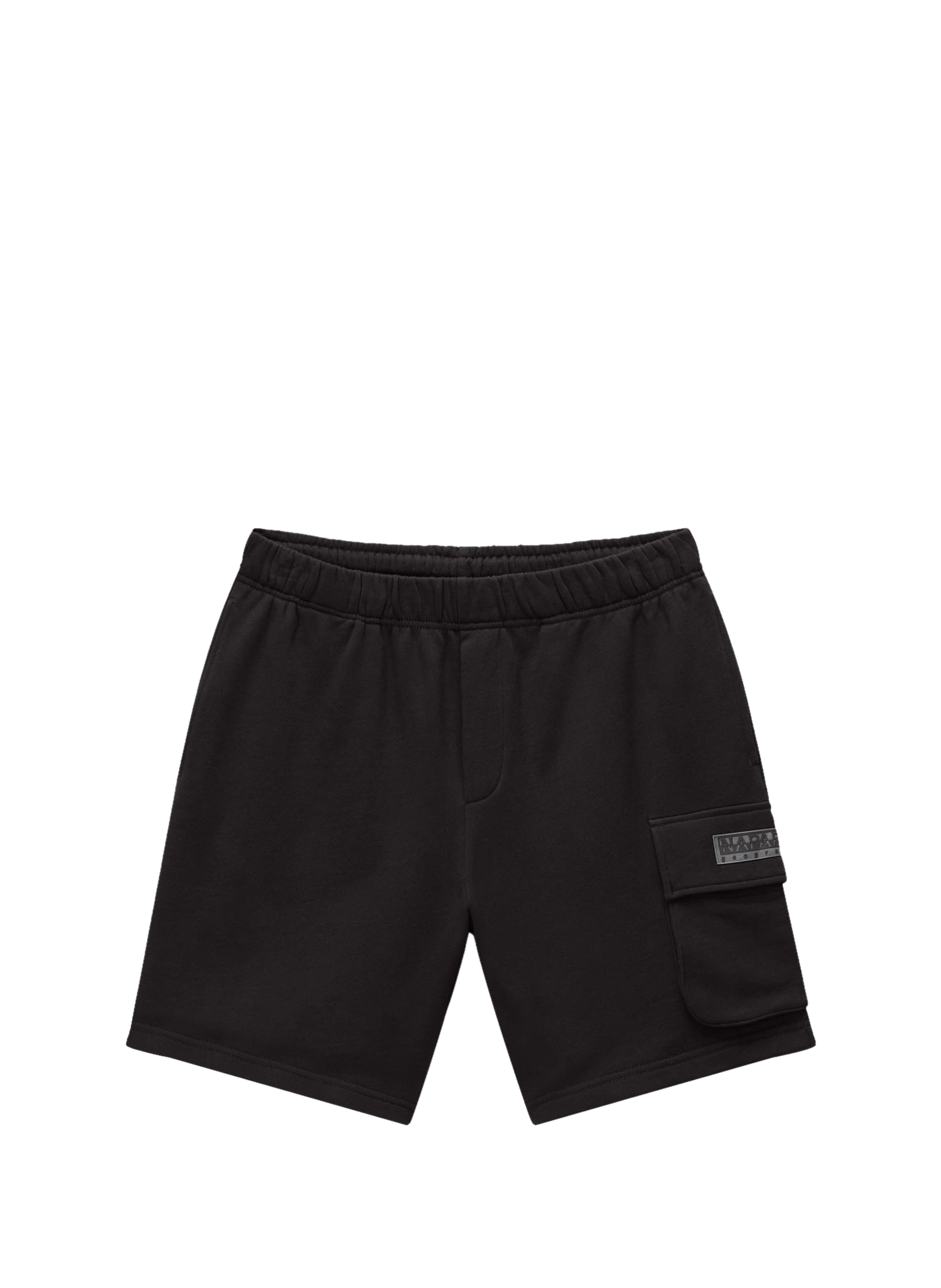 Short droit N-Box logo en coton NAPAPIJRI Noir