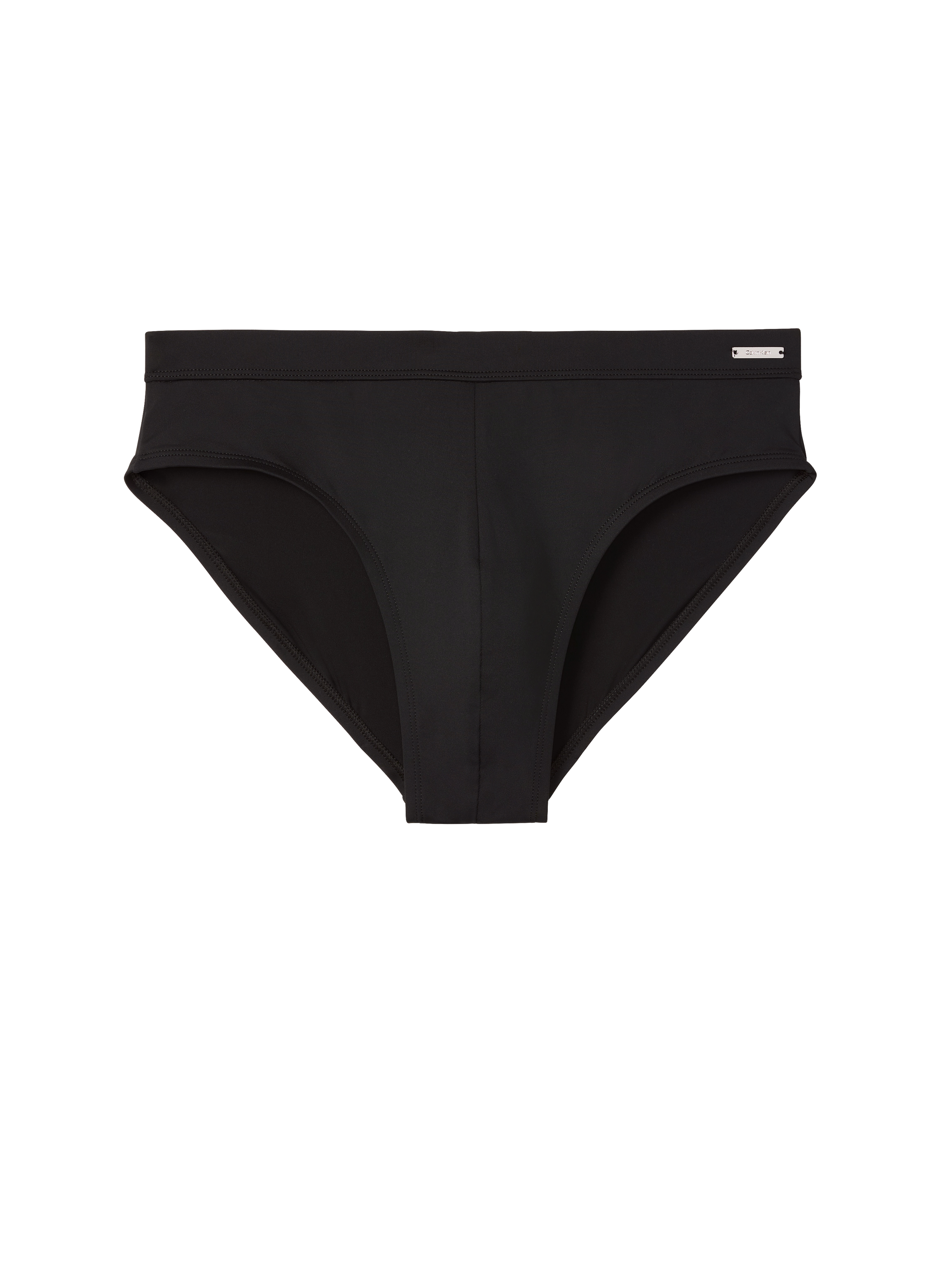 Solid color swimsuit bottom CALVIN KLEIN Black