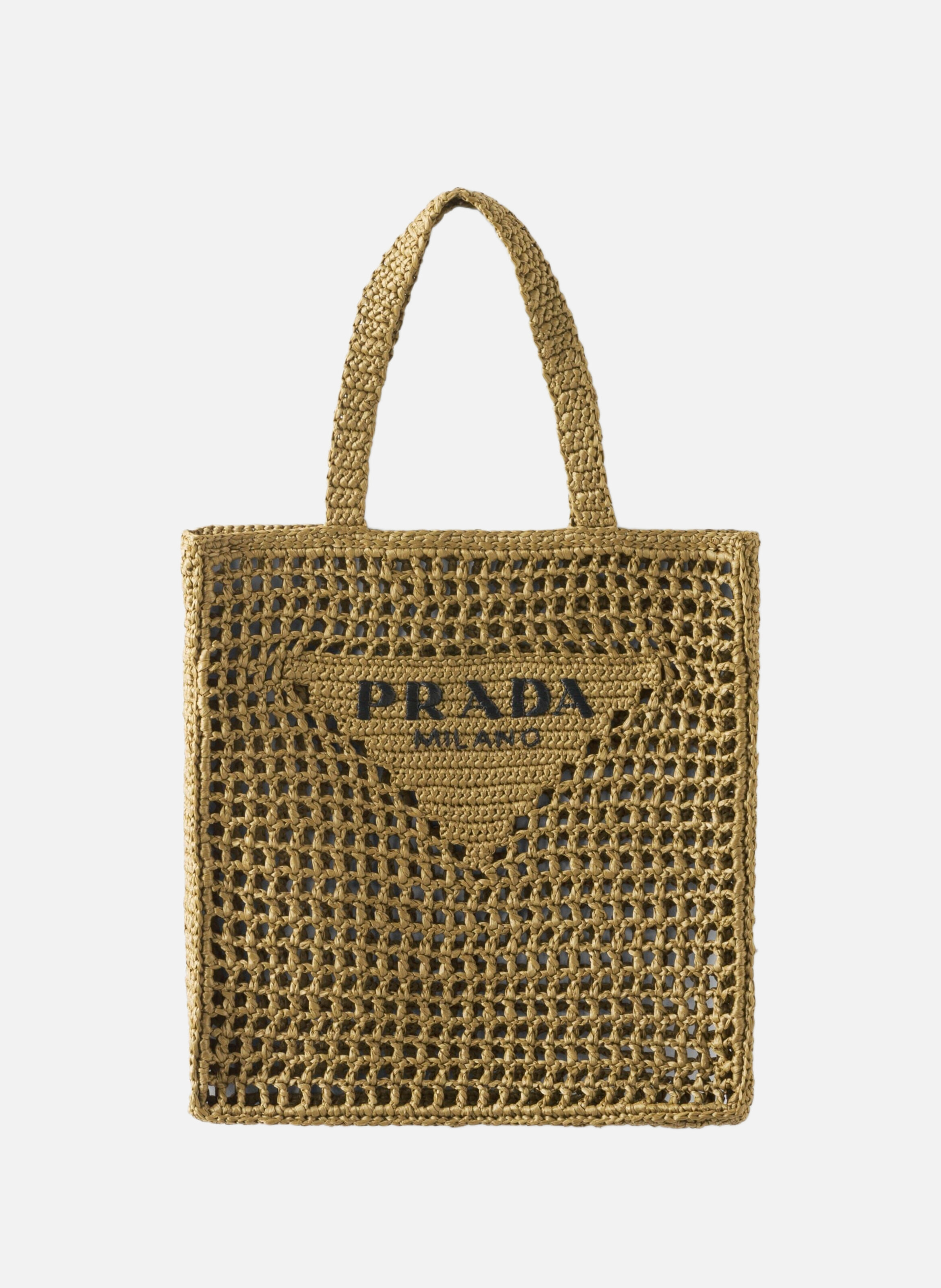 Cabas en crochet PRADA Vert