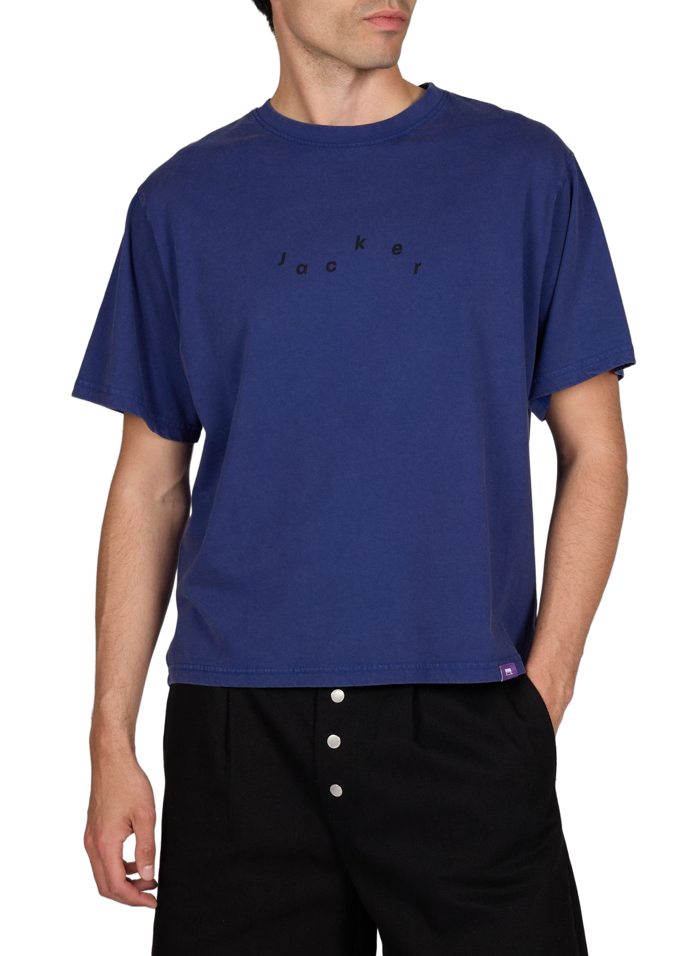 T-shirt à imprimé  JACKER. Bleu