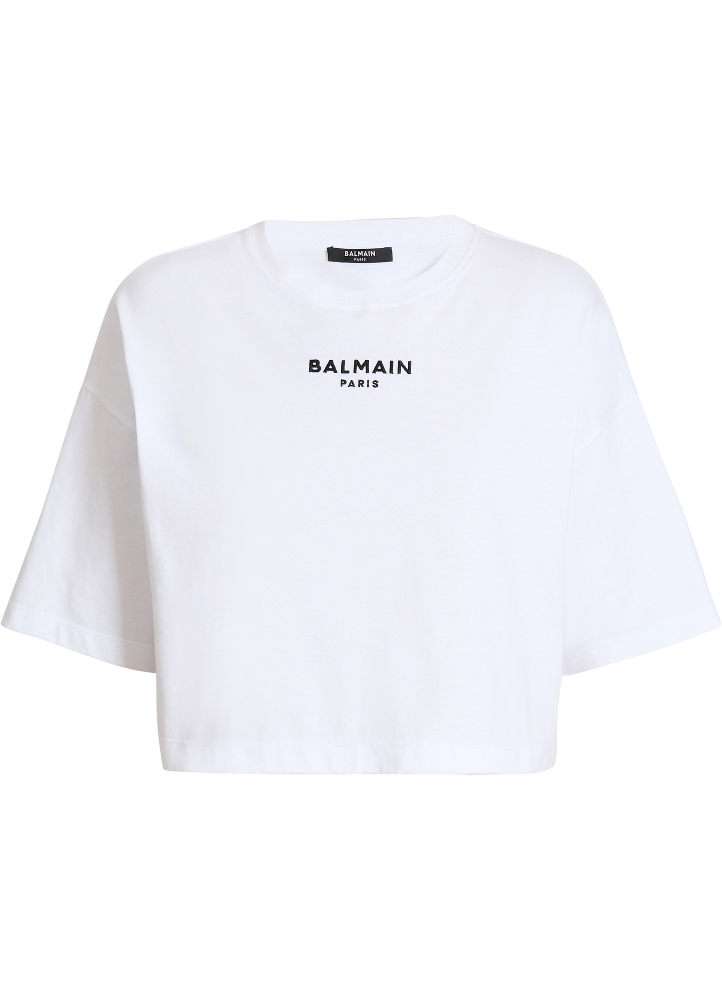 T-shirt balmain paris brodé BALMAIN Blanc
