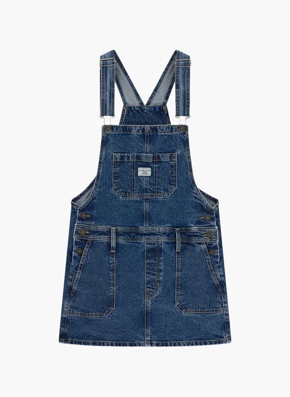 guess denim overall dress VTG 80s GUESS Baby Girl 18 Month Blue Denim Overall Dress