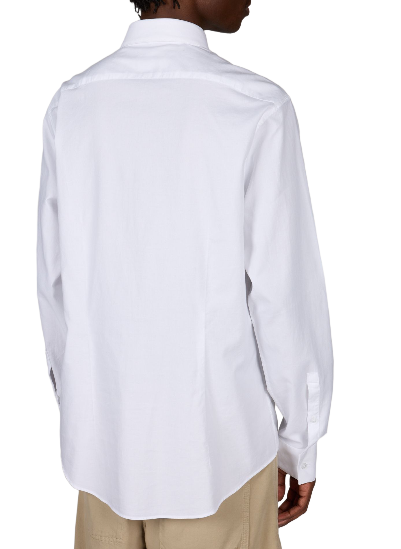 Chemise slim fit en coton mélangé CALVIN KLEIN Blanc