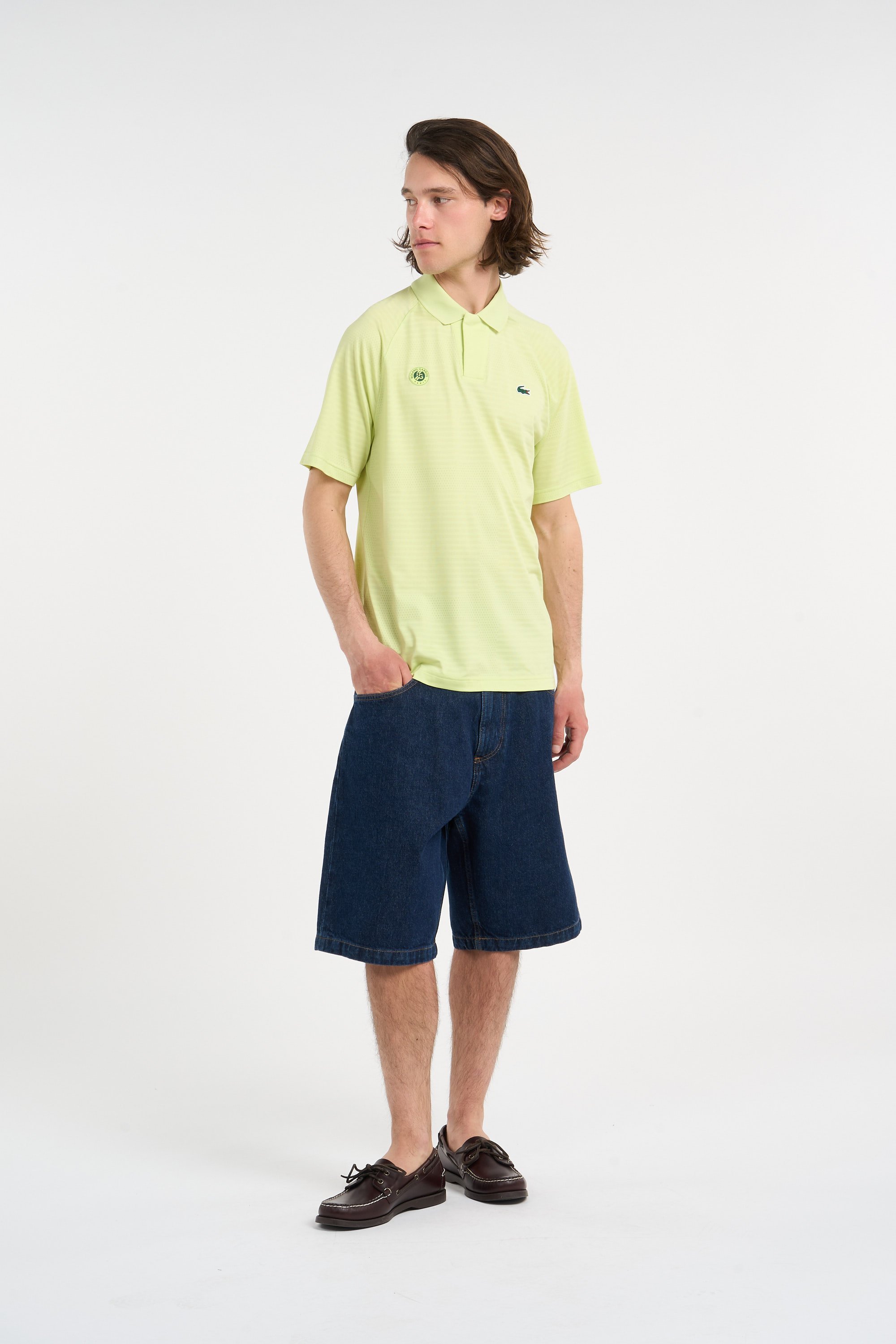 Polo roland garros performance LACOSTE Vert