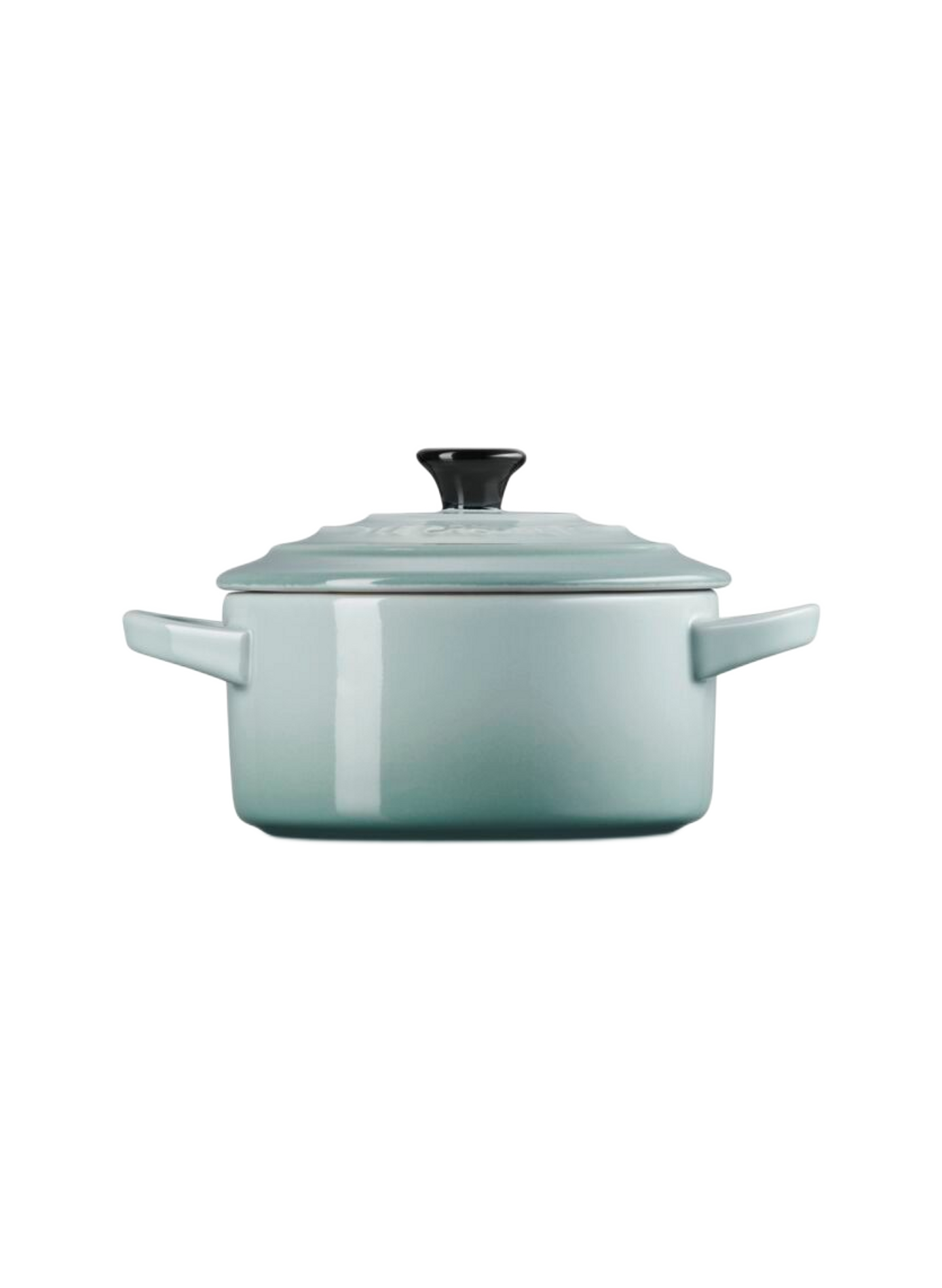 Mini-Kochtopf aus Keramik LE CREUSET Grau
