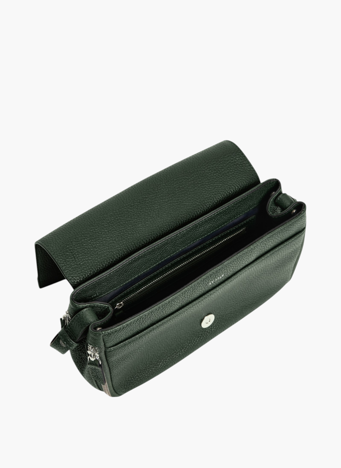 Petit sac bandoulière aurore en cuir grainé LE TANNEUR Vert