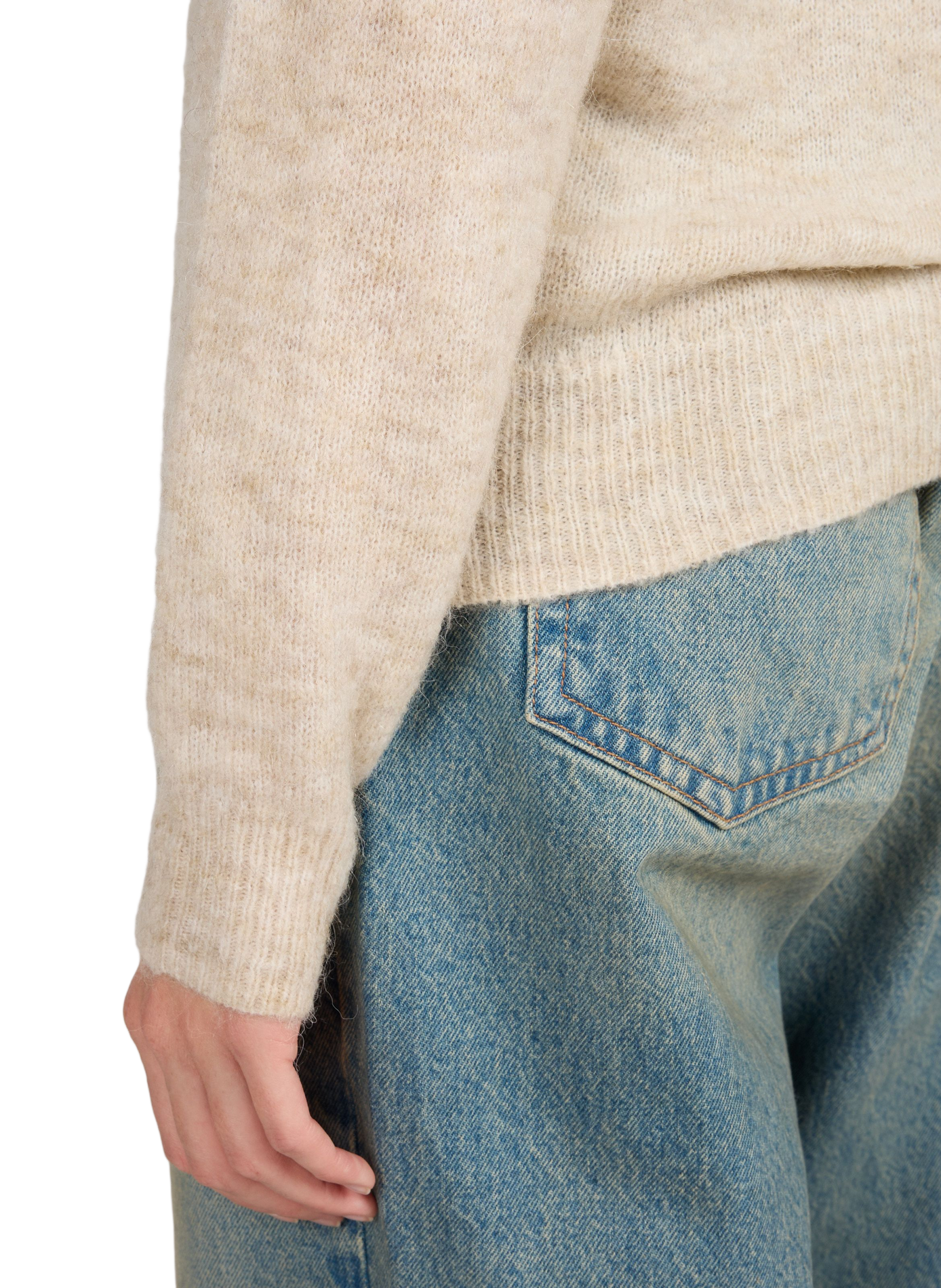 Oversize-Pullover Festina Hope MSCH Beige