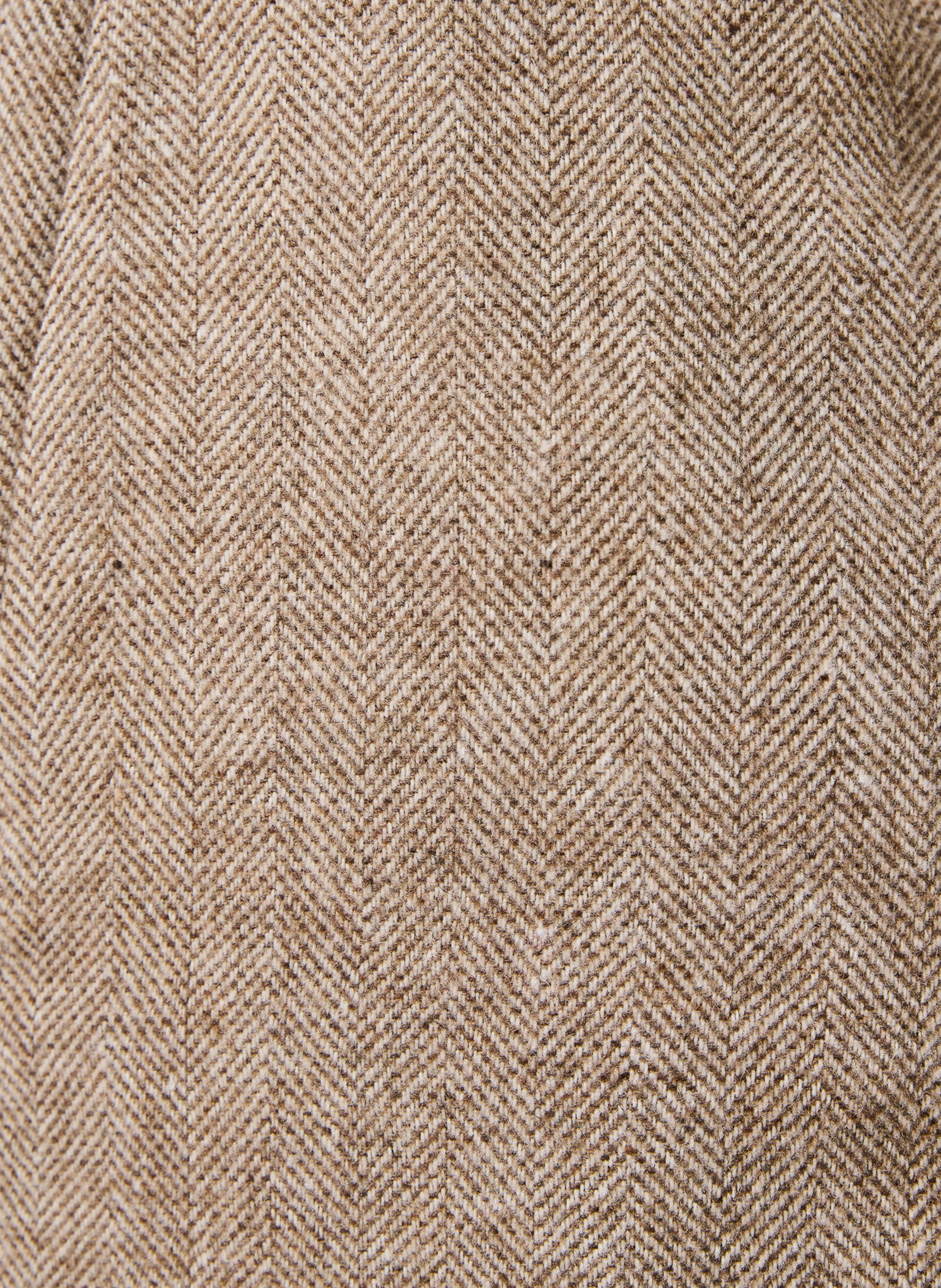 Recht tweed jasje met opstaande kraag en knoopsluiting LA FEE MARABOUTEE Beige