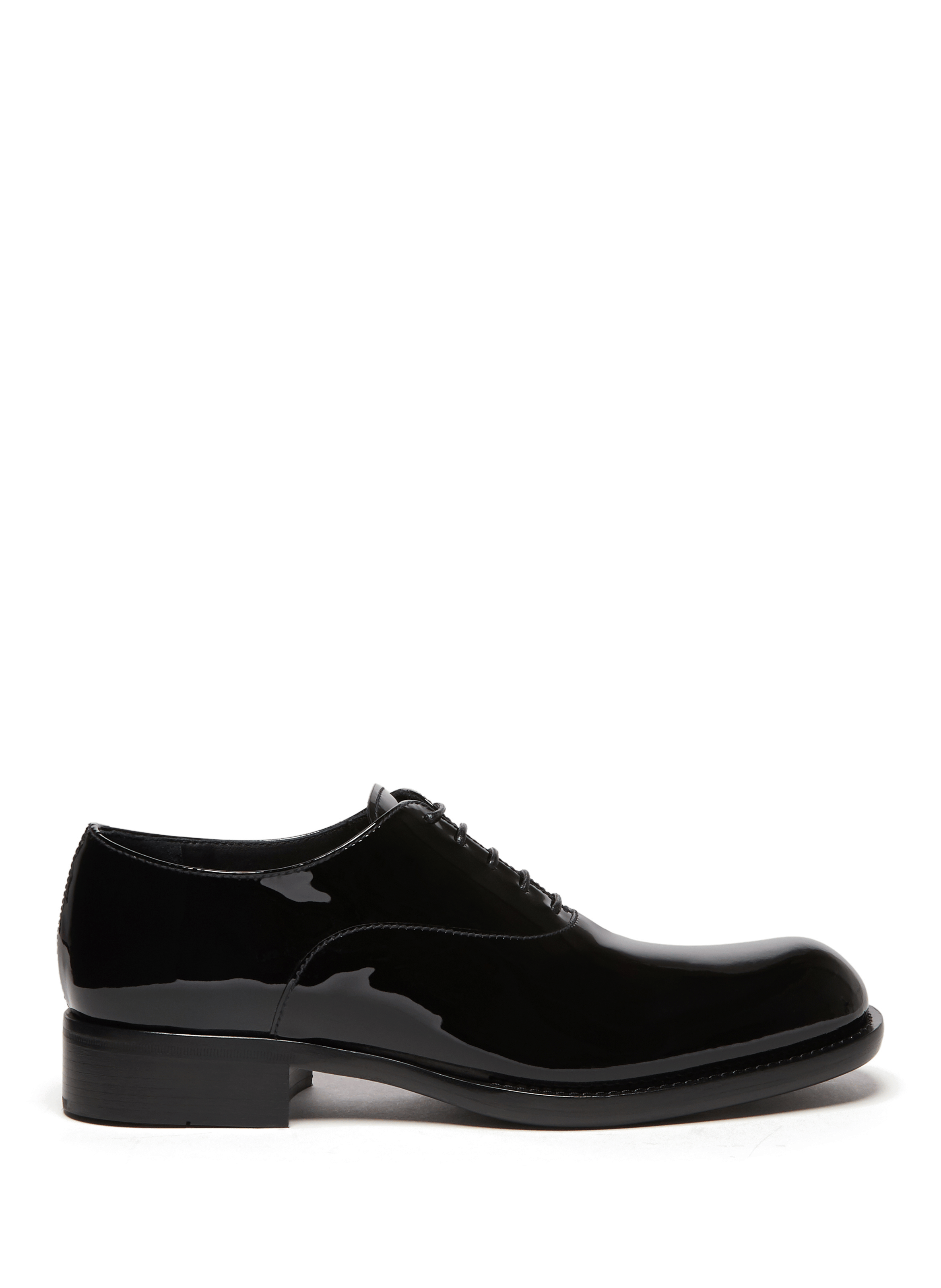 Derbies en cuir PRADA Noir