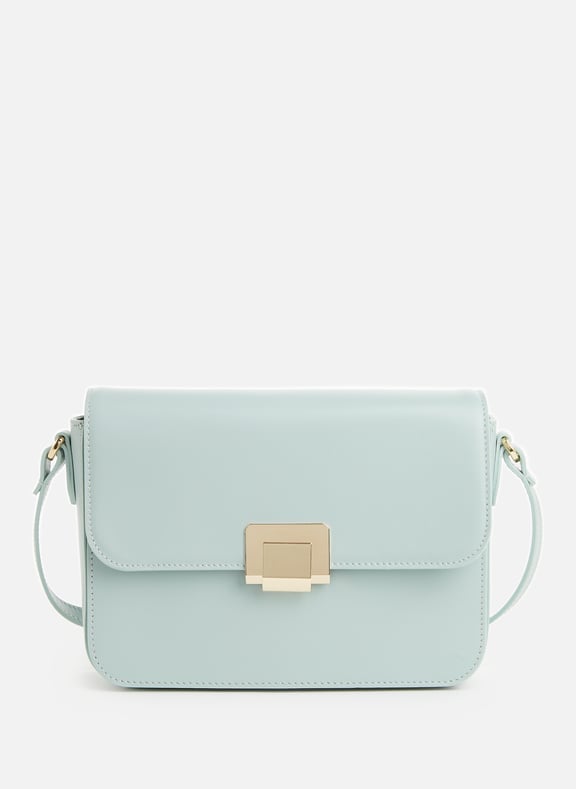Leather shoulder bag Blue by SAISON 1865 SAISON 1865 Leather shoulder bag Blue