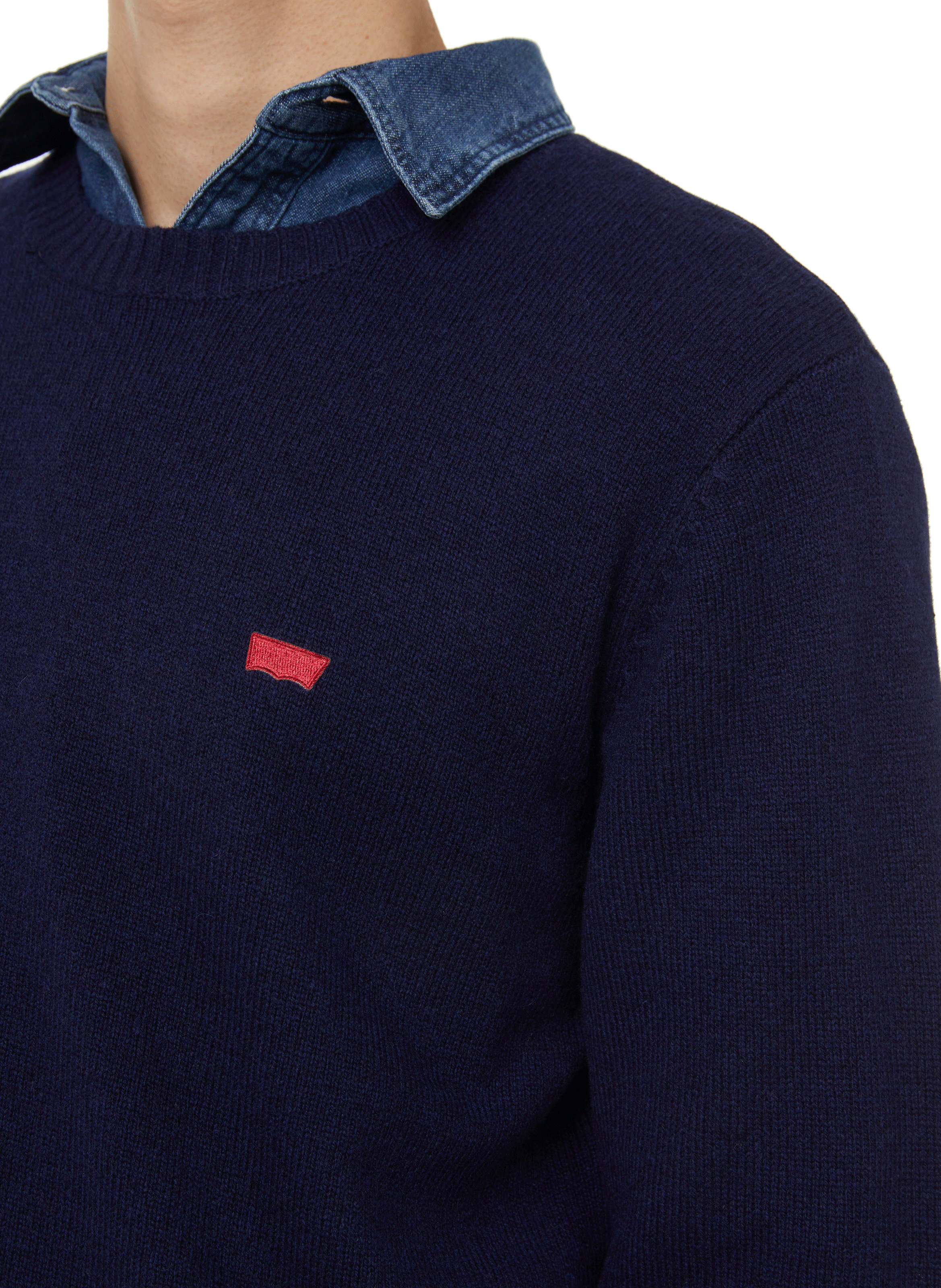 Pull en laine mélangé LEVI'S Bleu