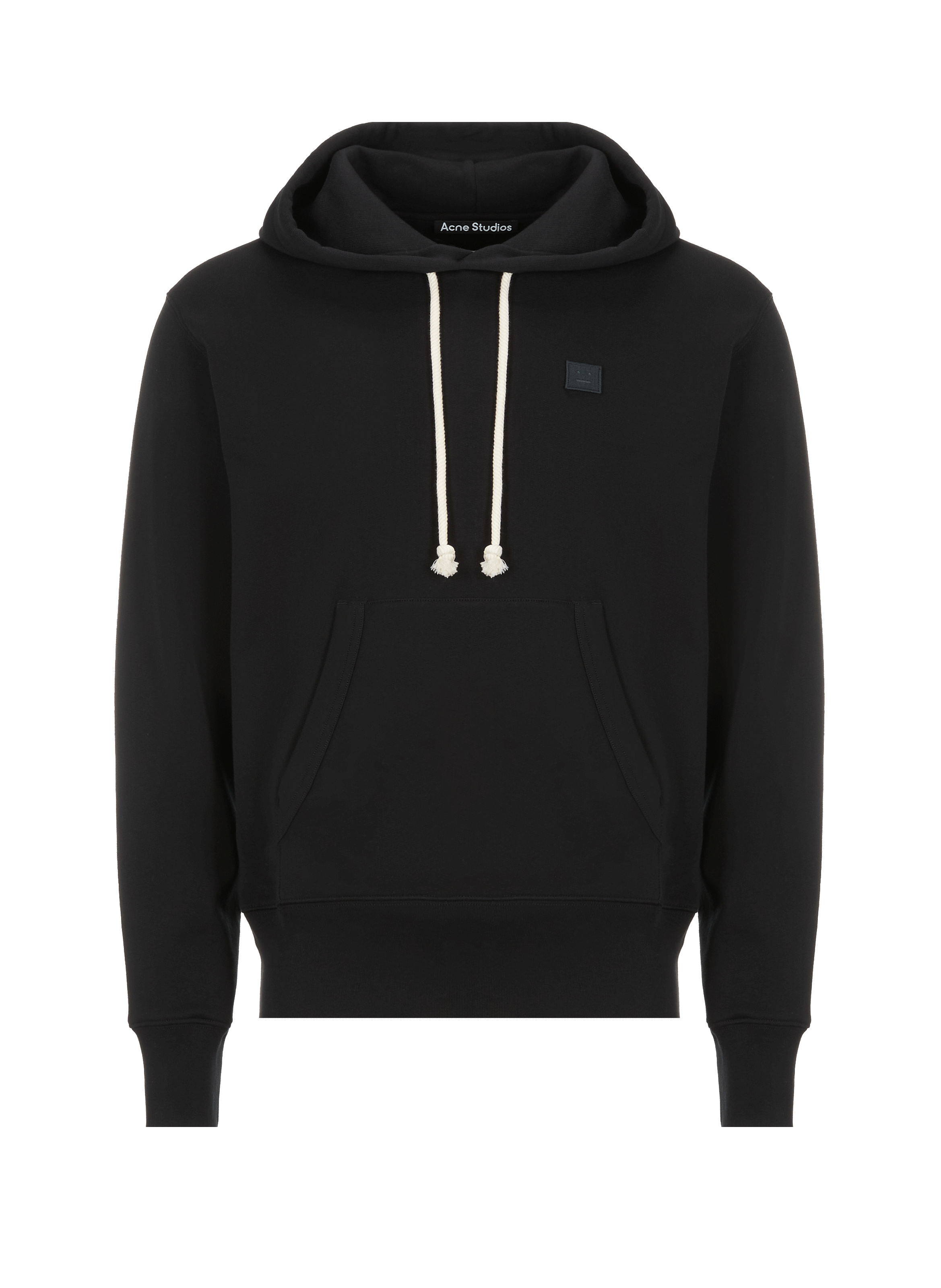 ACNE STUDIOS Hoodie en coton Noir