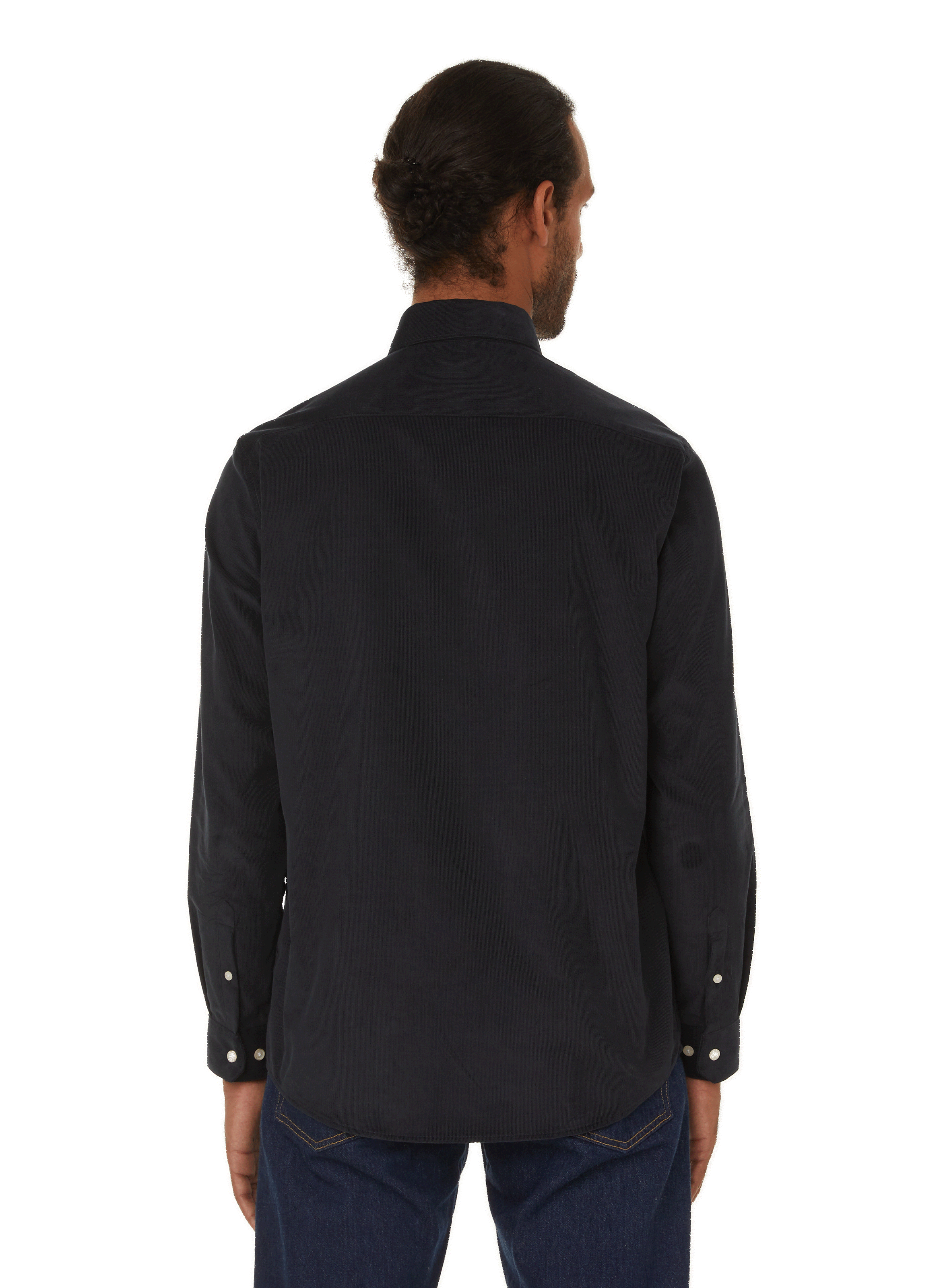 Cotton shirt AU PRINTEMPS PARIS Blue