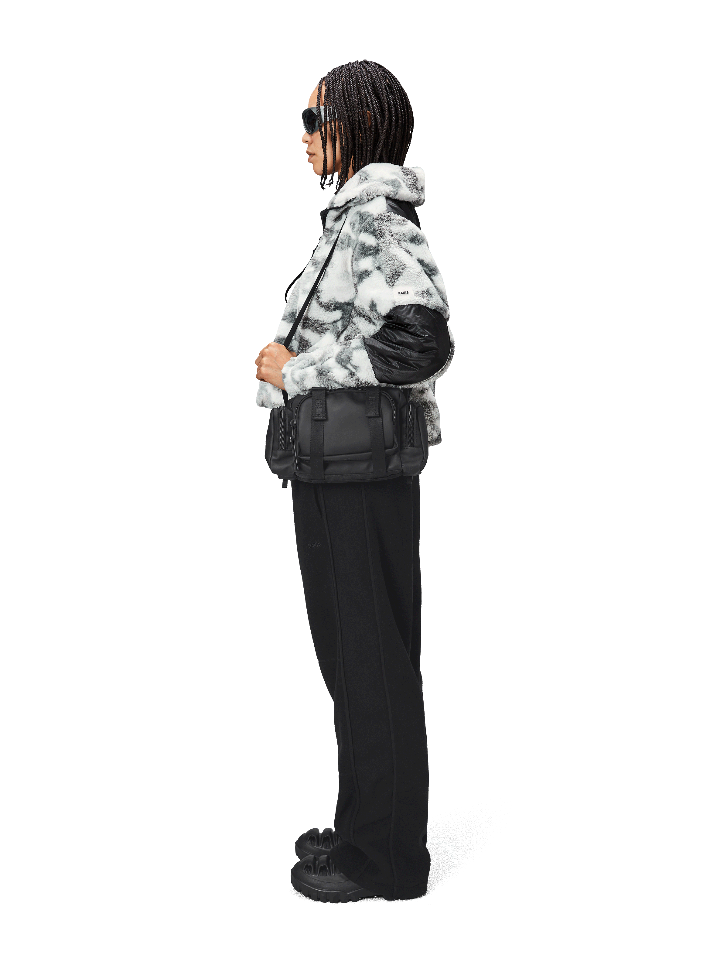 Sac à bandoulière Trail  RAINS Noir