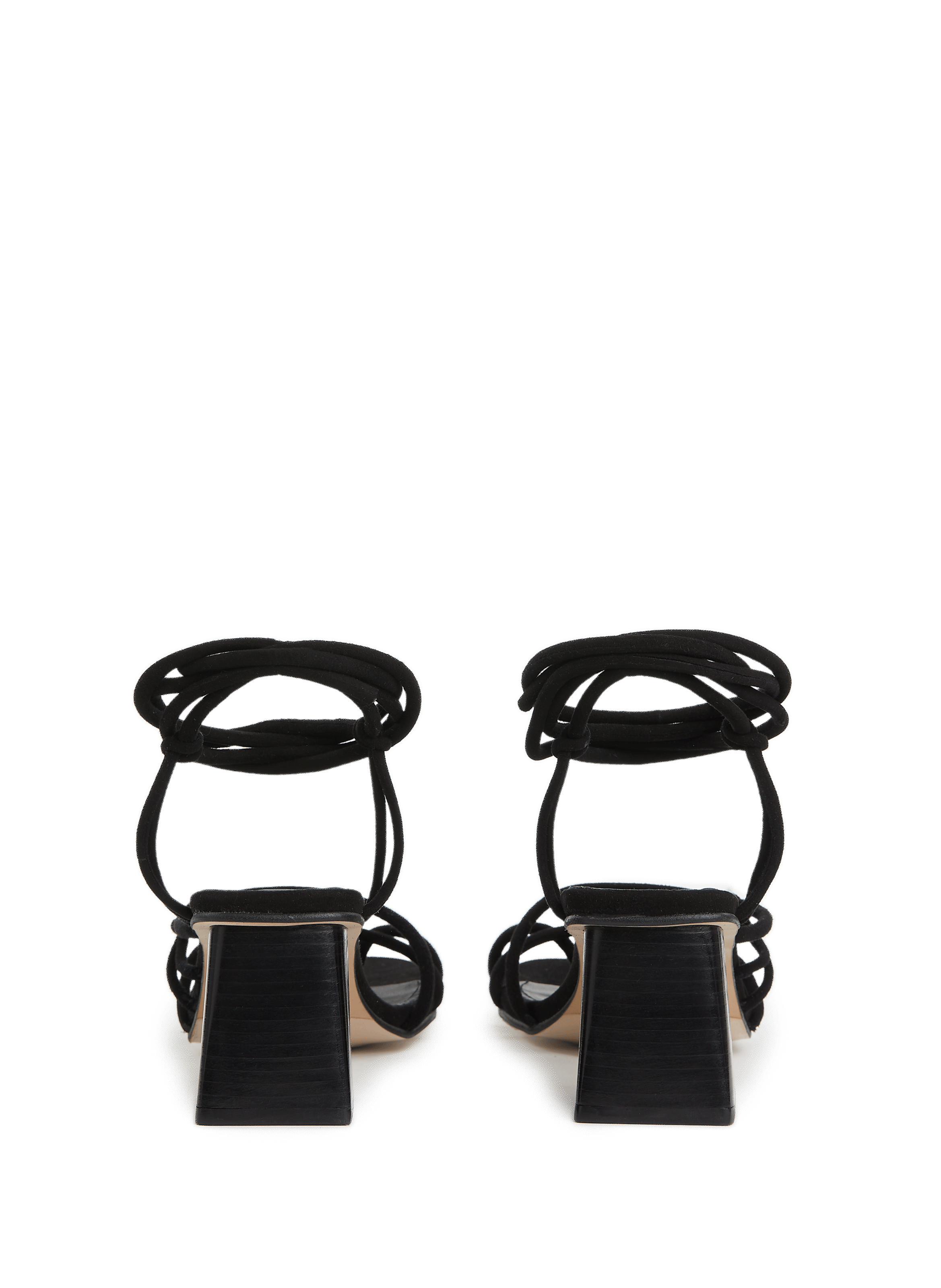 Sandales à talon Goldie en cuir  ALOHAS Noir