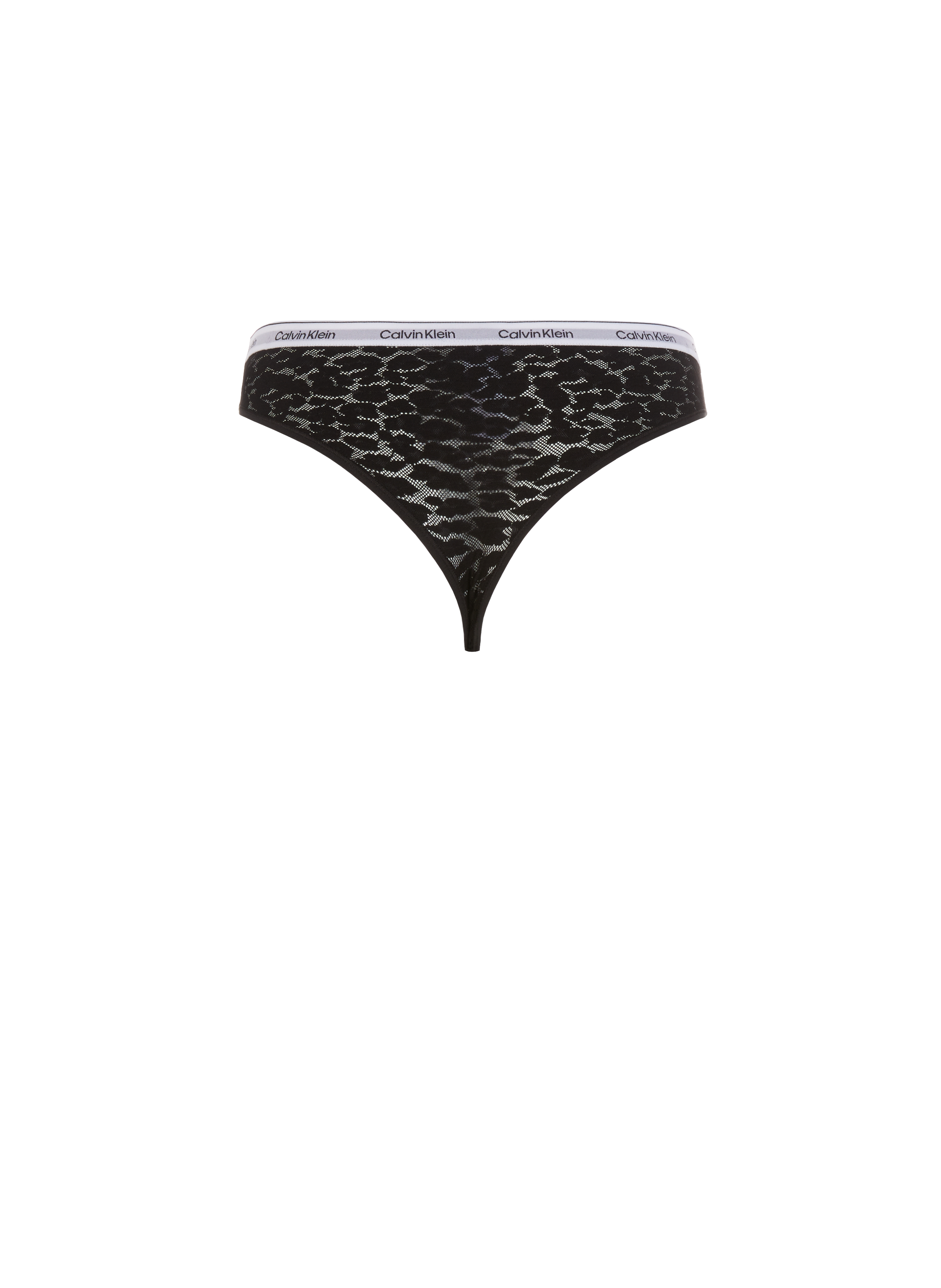 Culotte brésilienne en dentelle CALVIN KLEIN Noir