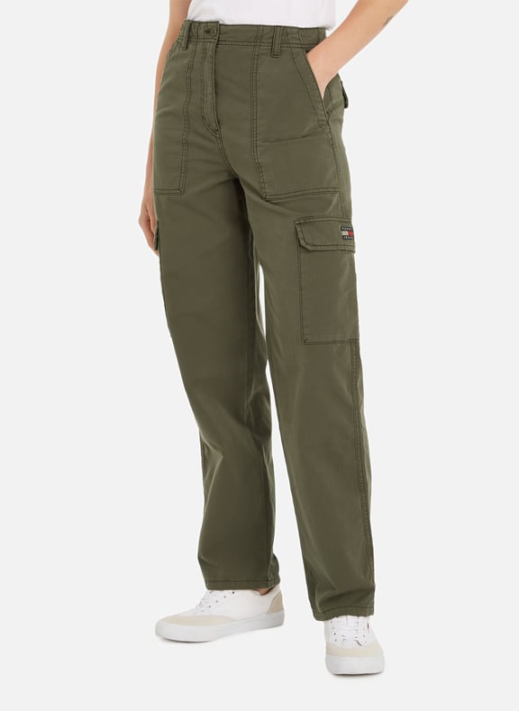 Pantalon cargo Vert by TOMMY HILFIGER TOMMY HILFIGER Pantalon cargo Vert